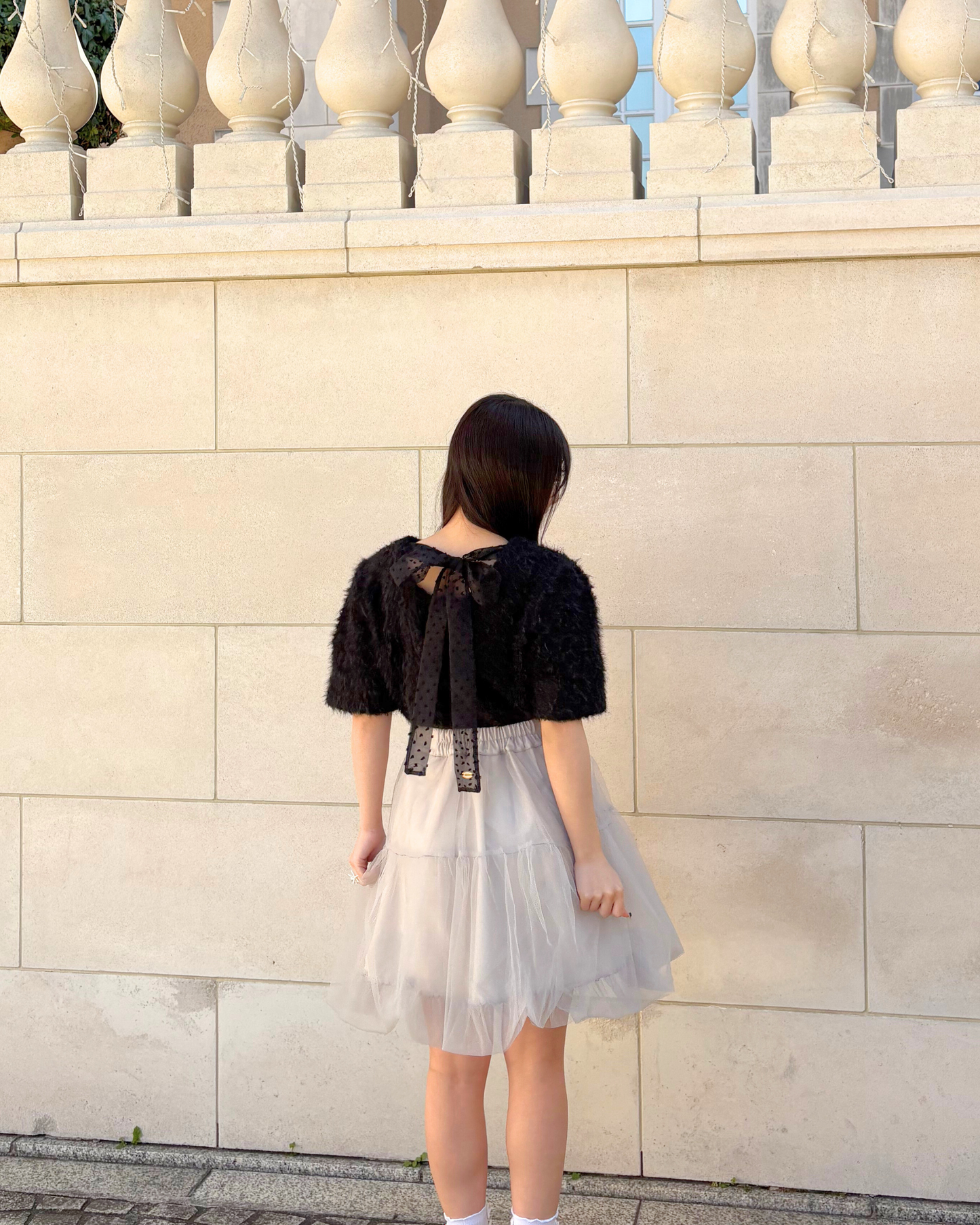 back ribbon knit