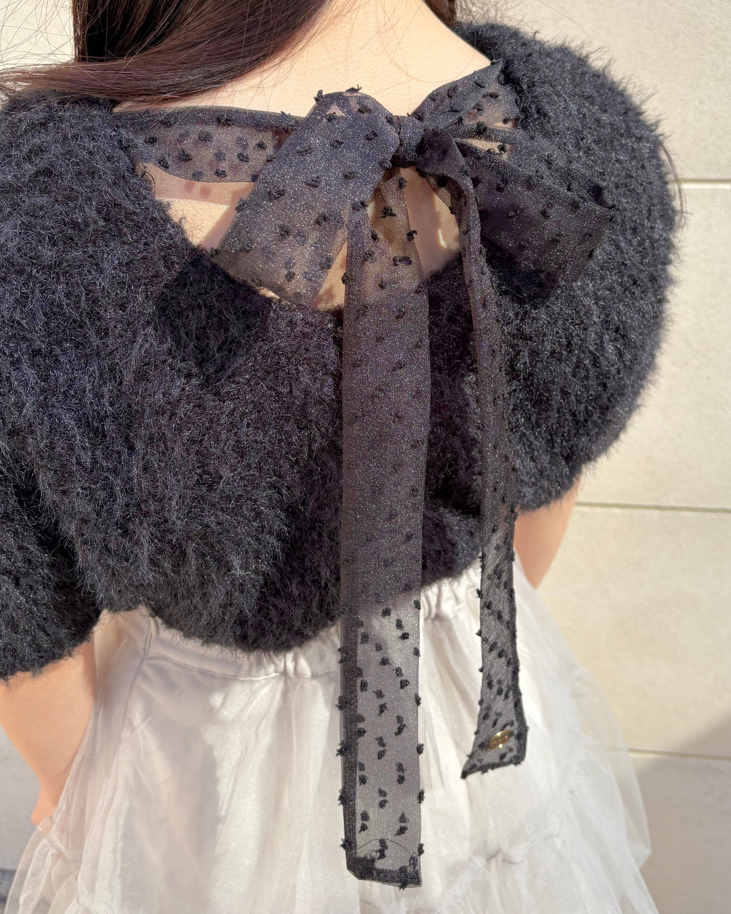 back ribbon knit
