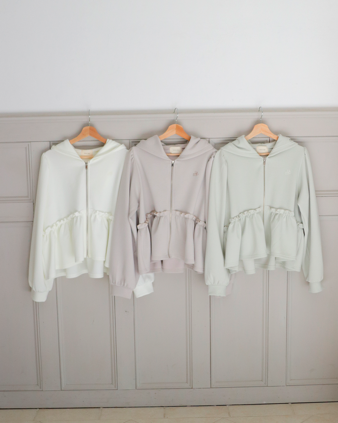 peplum frill parker (setup対応)
