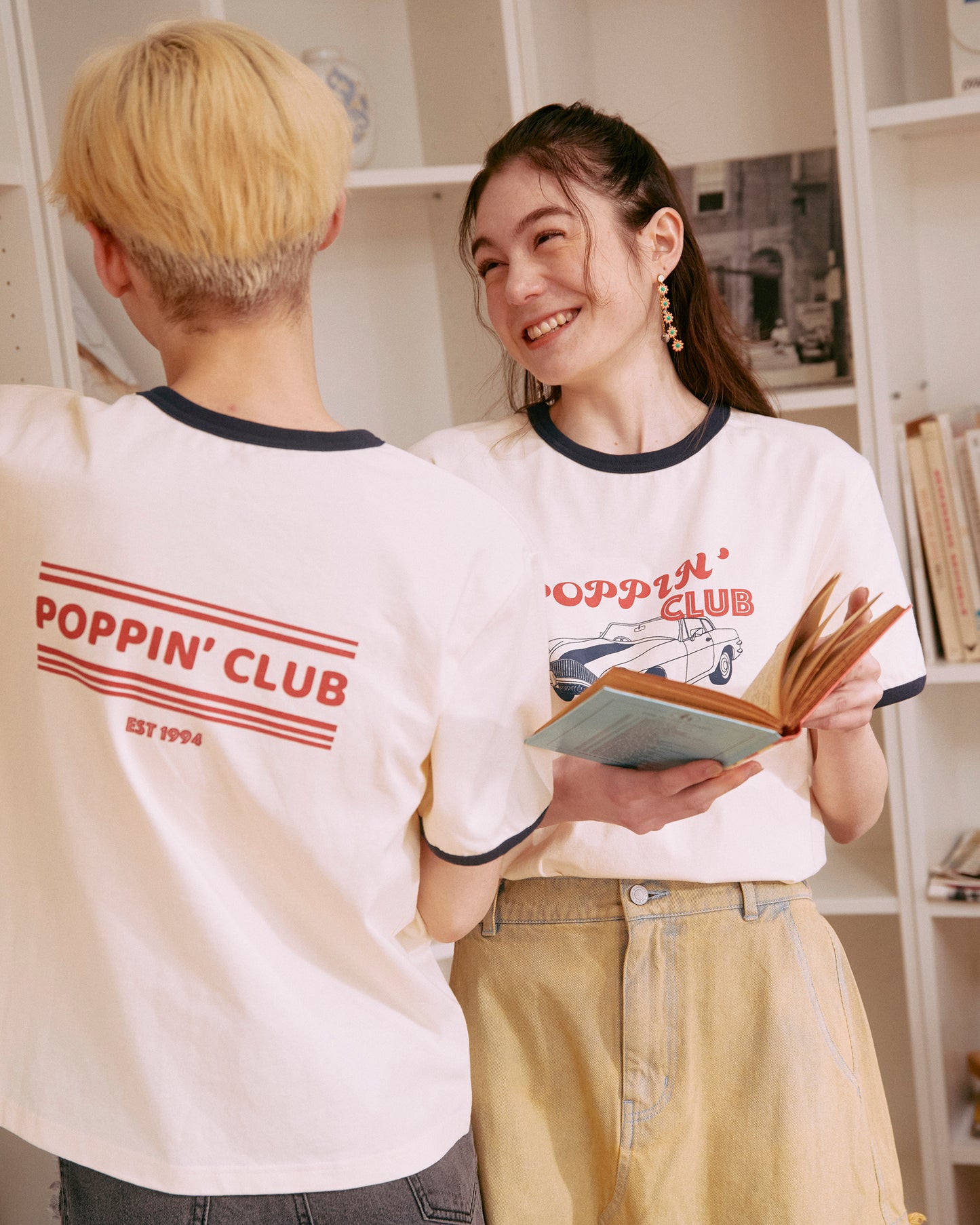 ヴィンテージライクプリントTシャツ