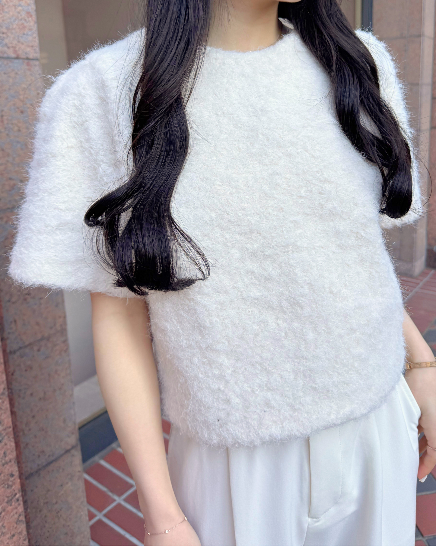 back ribbon knit
