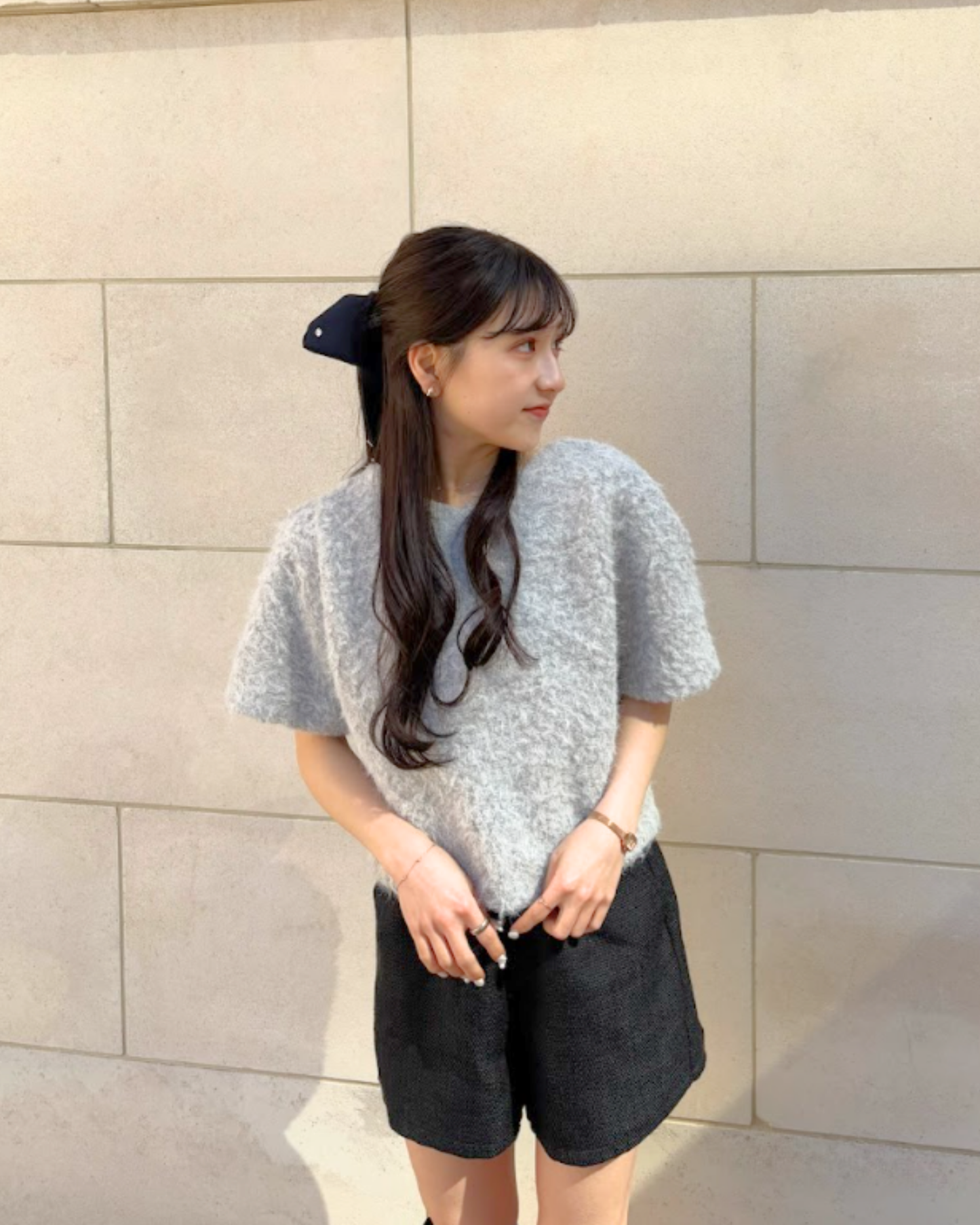 back ribbon knit