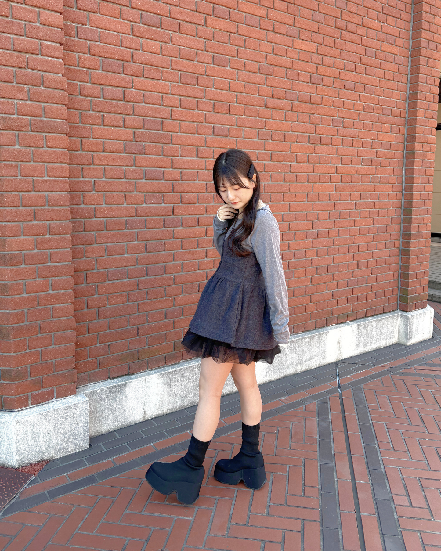 tulle balloon skirt