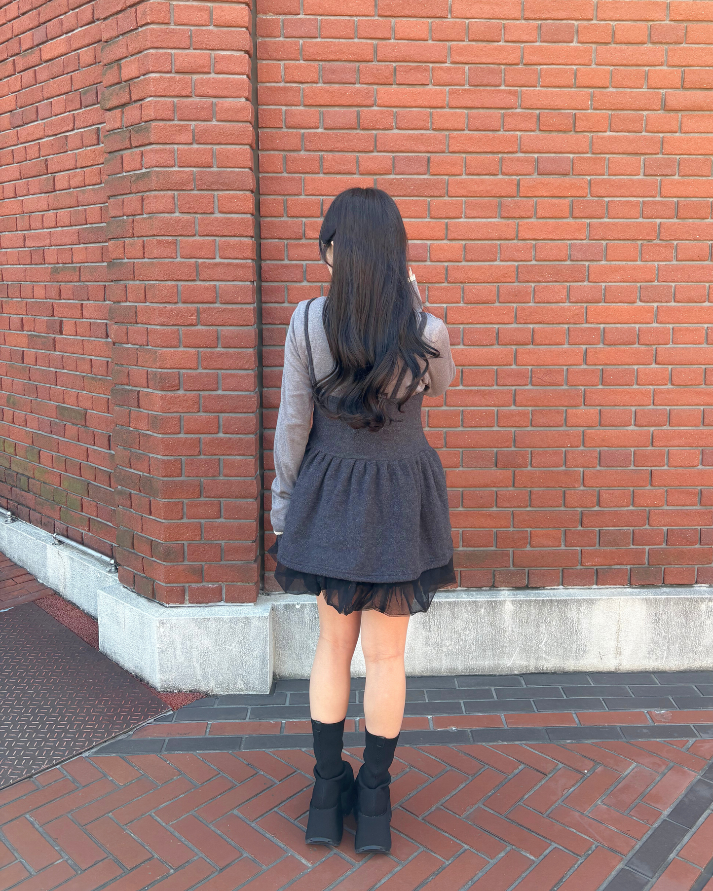 tulle balloon skirt