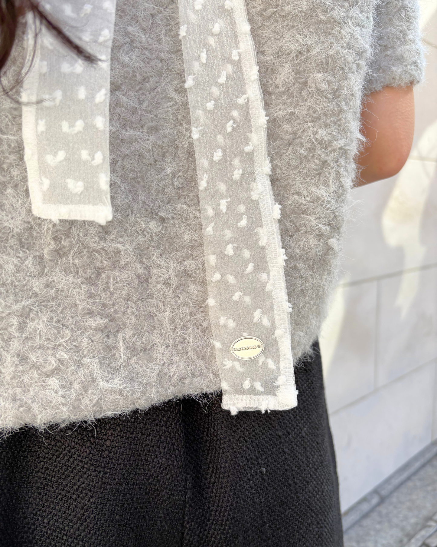 back ribbon knit