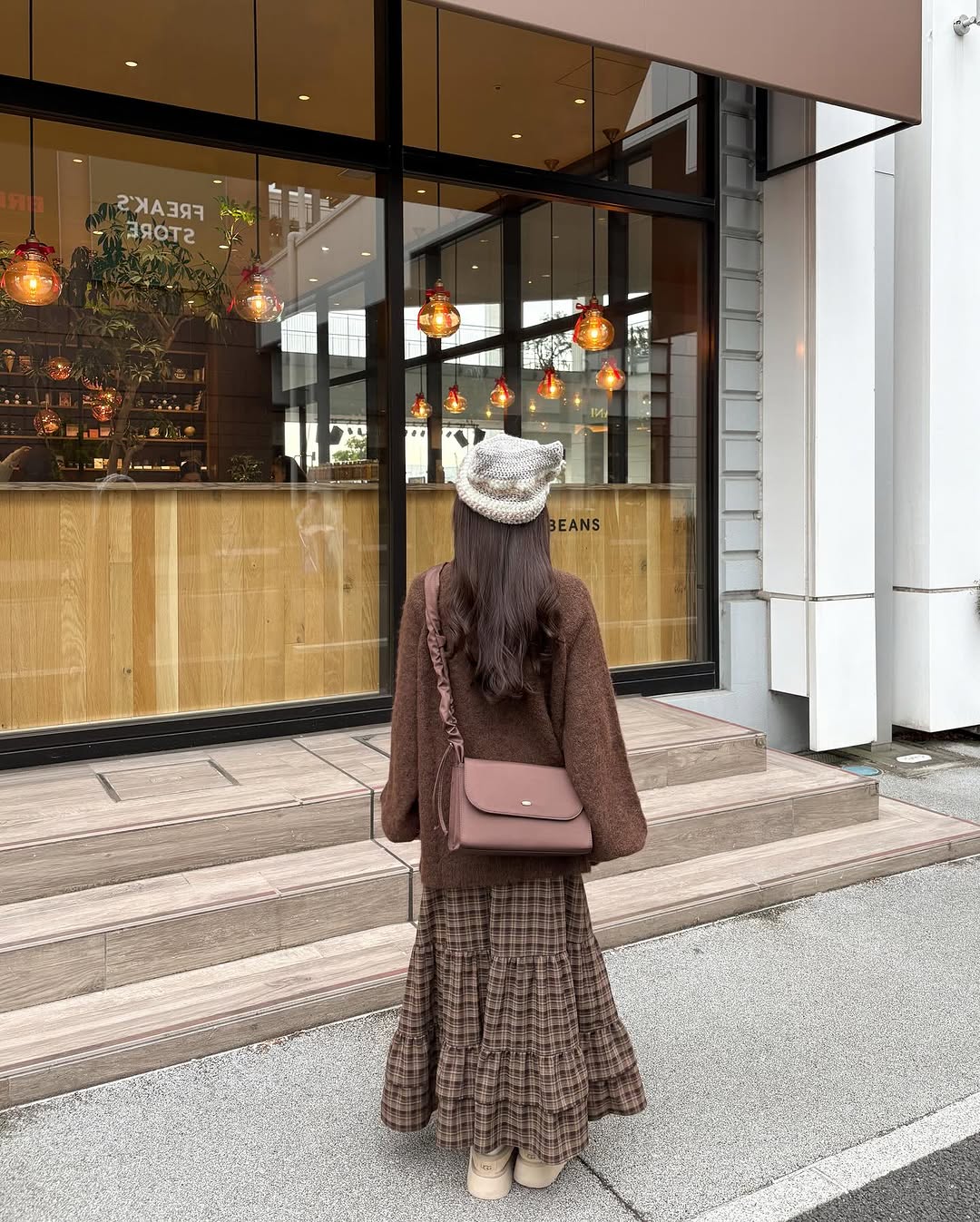 Gathered Shoulder Square Bag