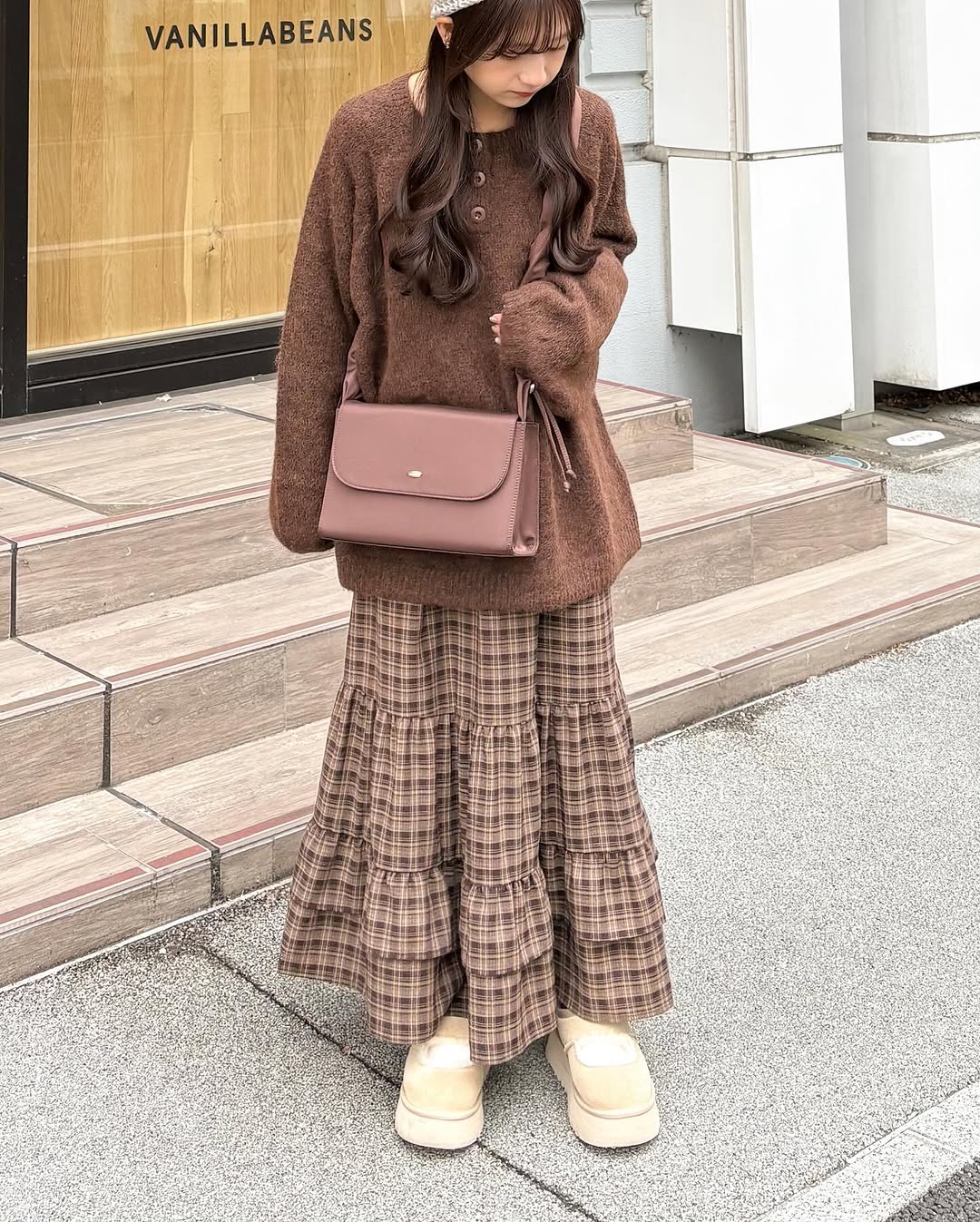 Gathered Shoulder Square Bag