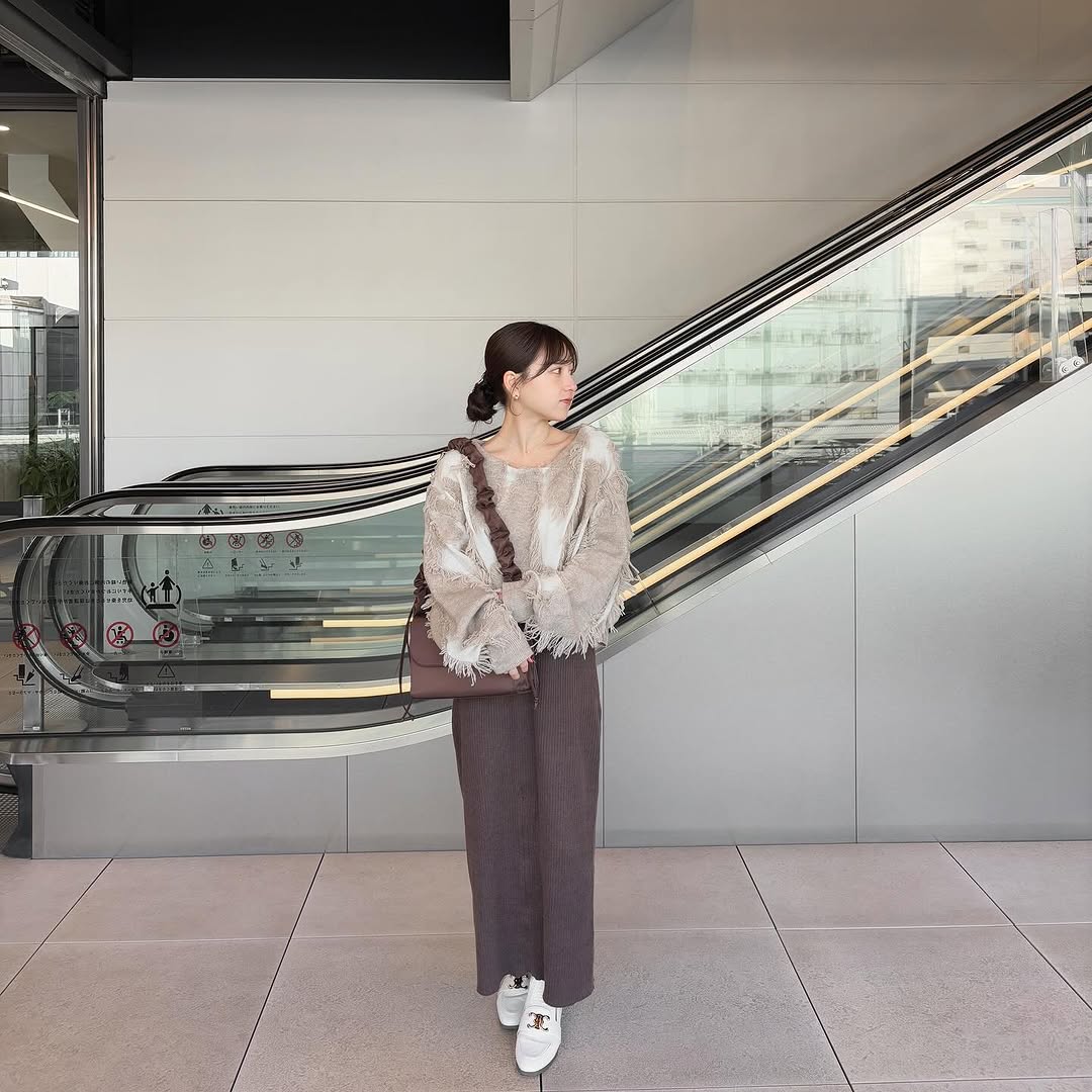 Gathered Shoulder Square Bag