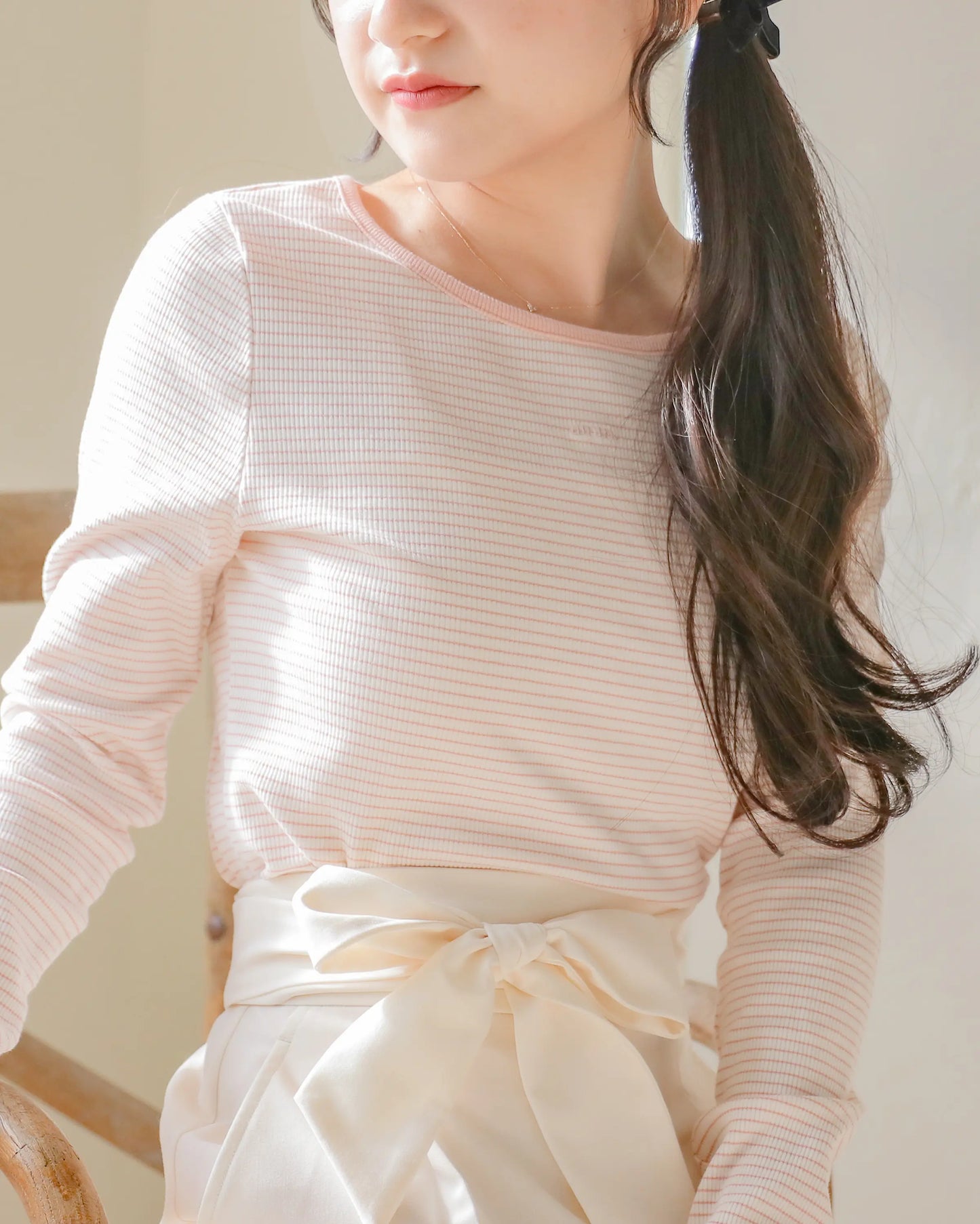 umm logo tops【baby pink】