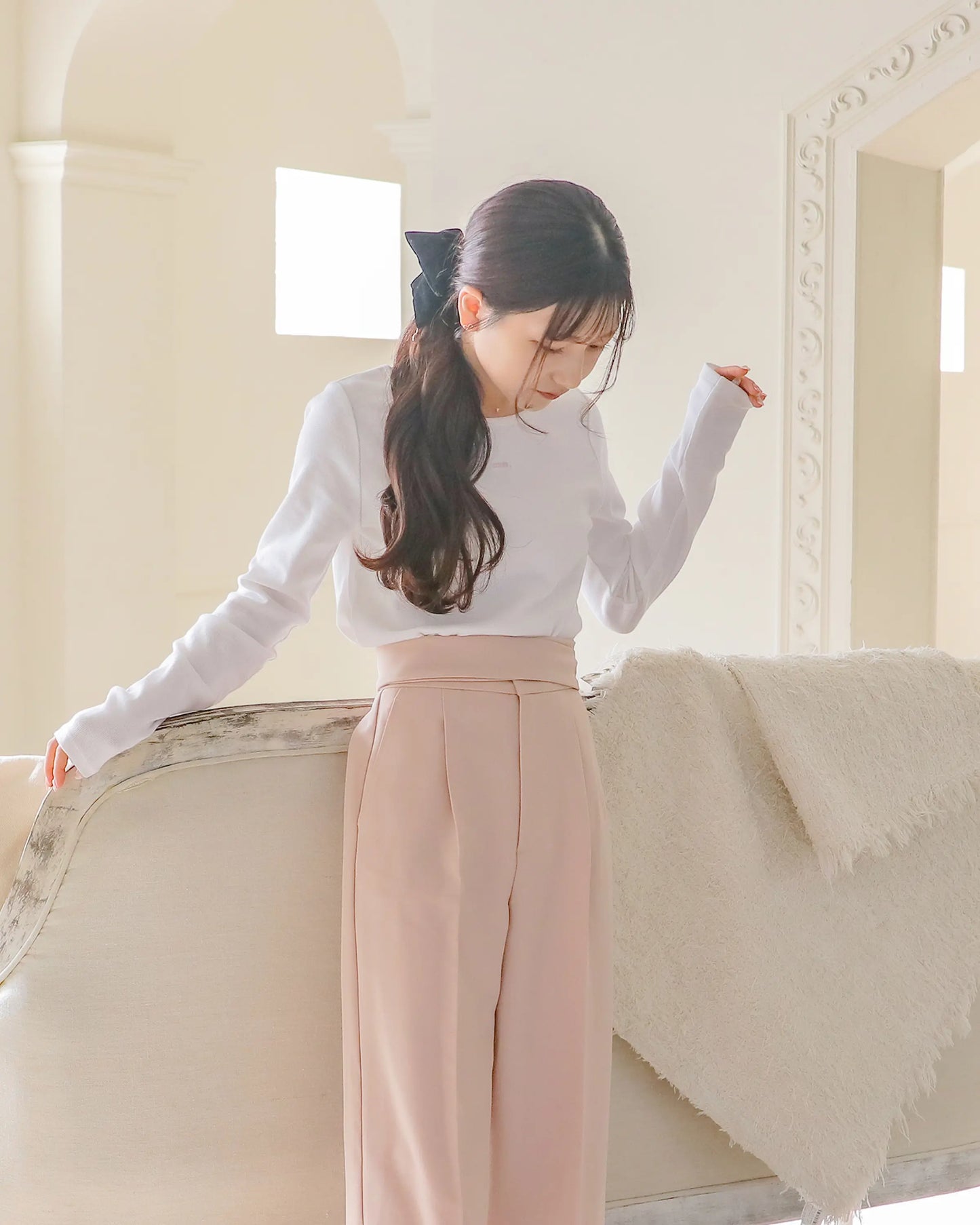 umm logo tops【snow white】