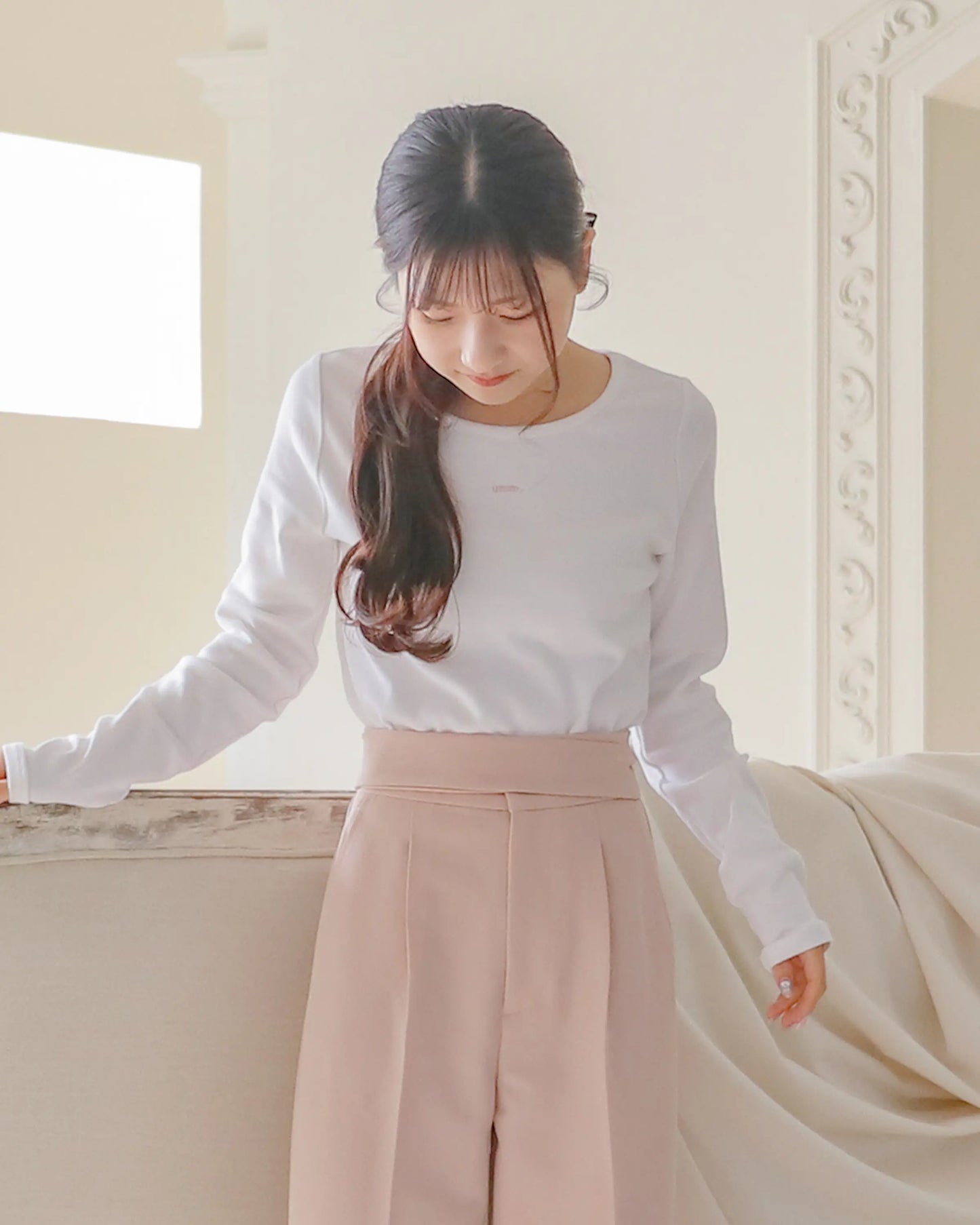 umm logo tops【snow white】