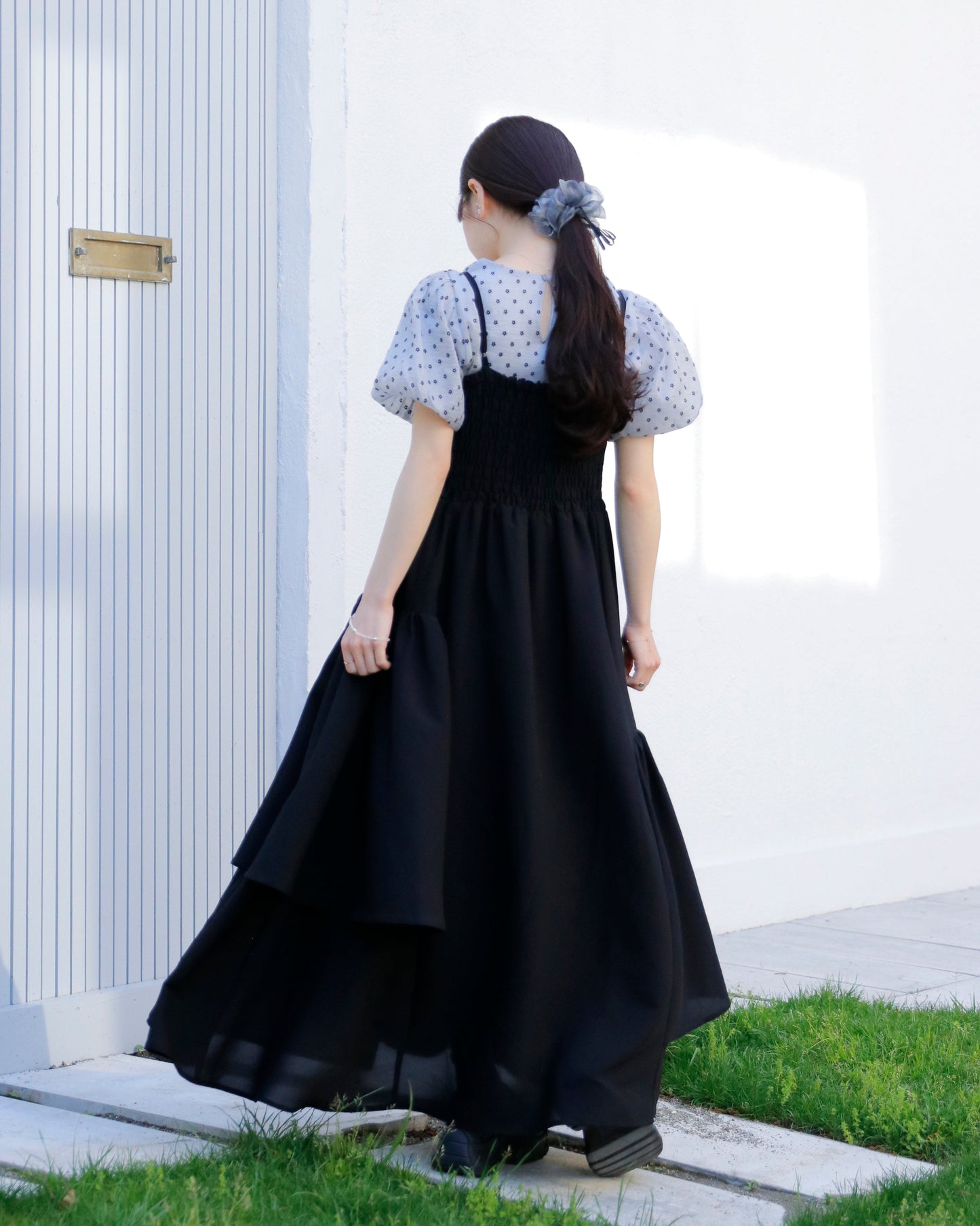 【restock】asimée tiered camisole onepiece