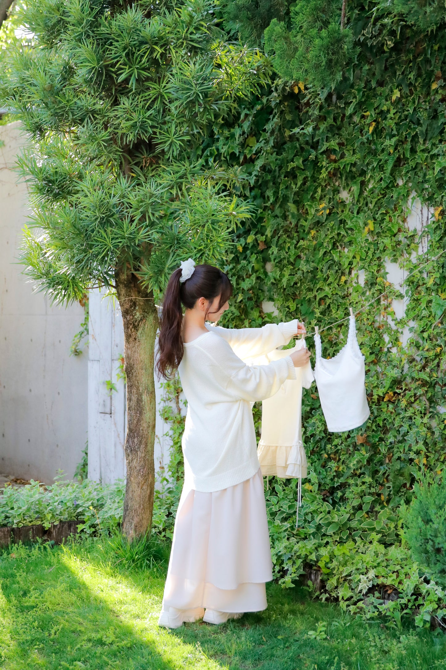 asimée tiered camisole onepiece