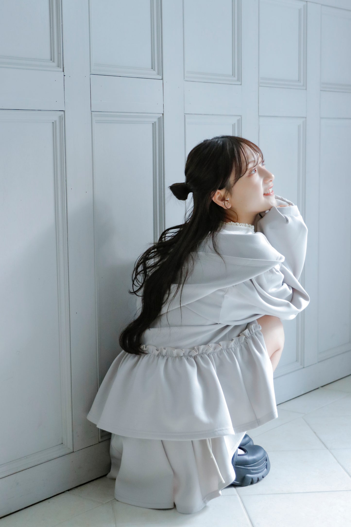 sweat flare skirt (setup対応)