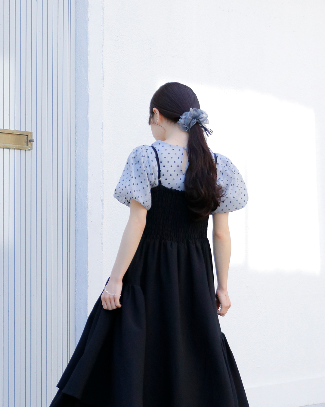 peplum mini one piece set up