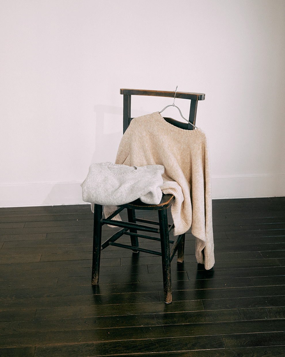 over sleeve knit