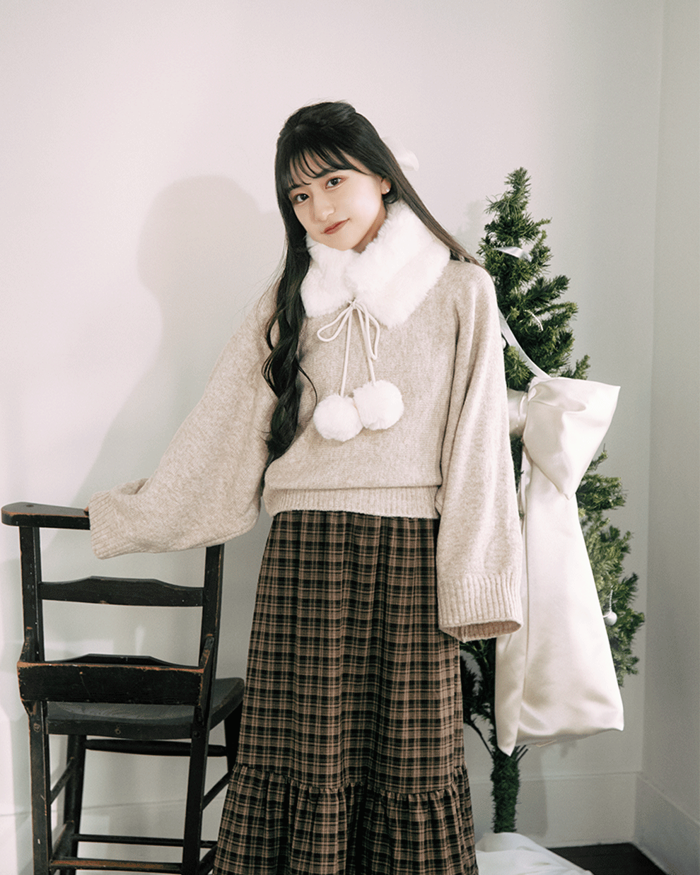 over sleeve knit