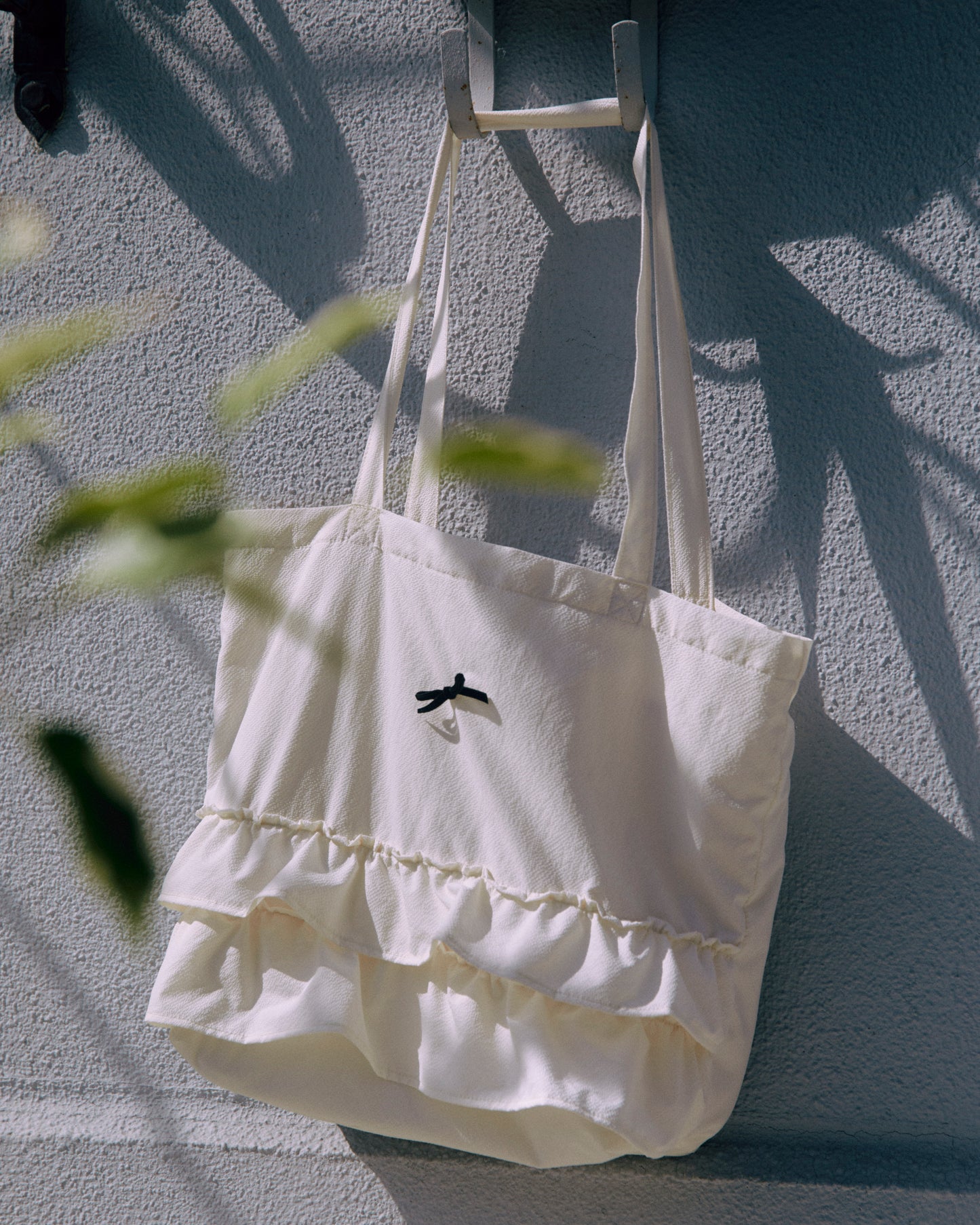 【予約】frill ribbon tote bag