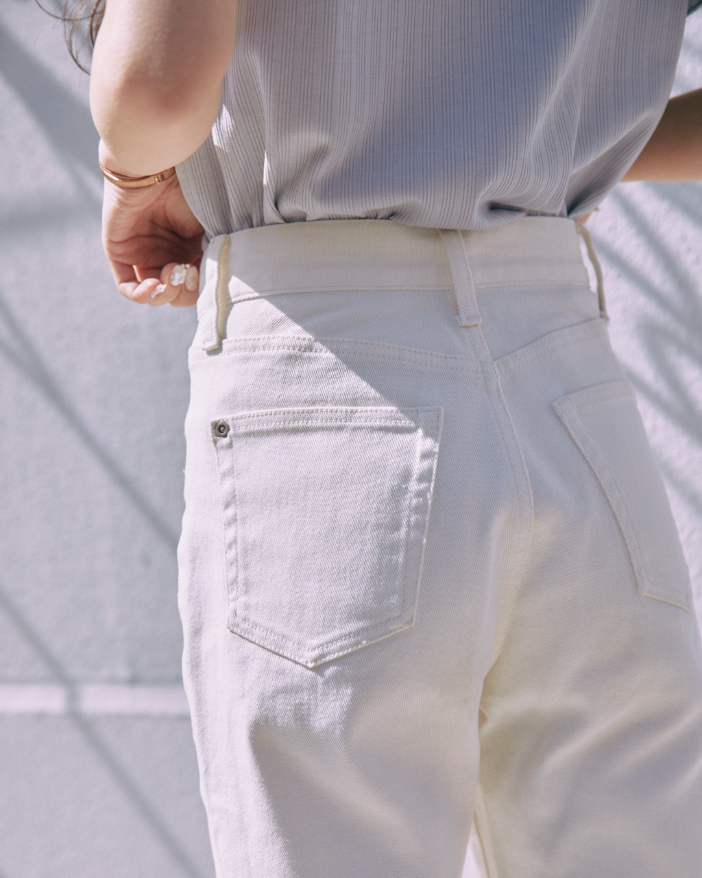 flower flare denim
