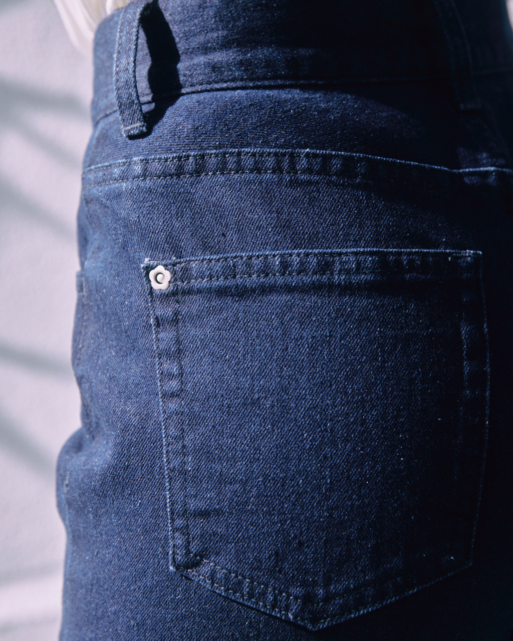 flower flare denim