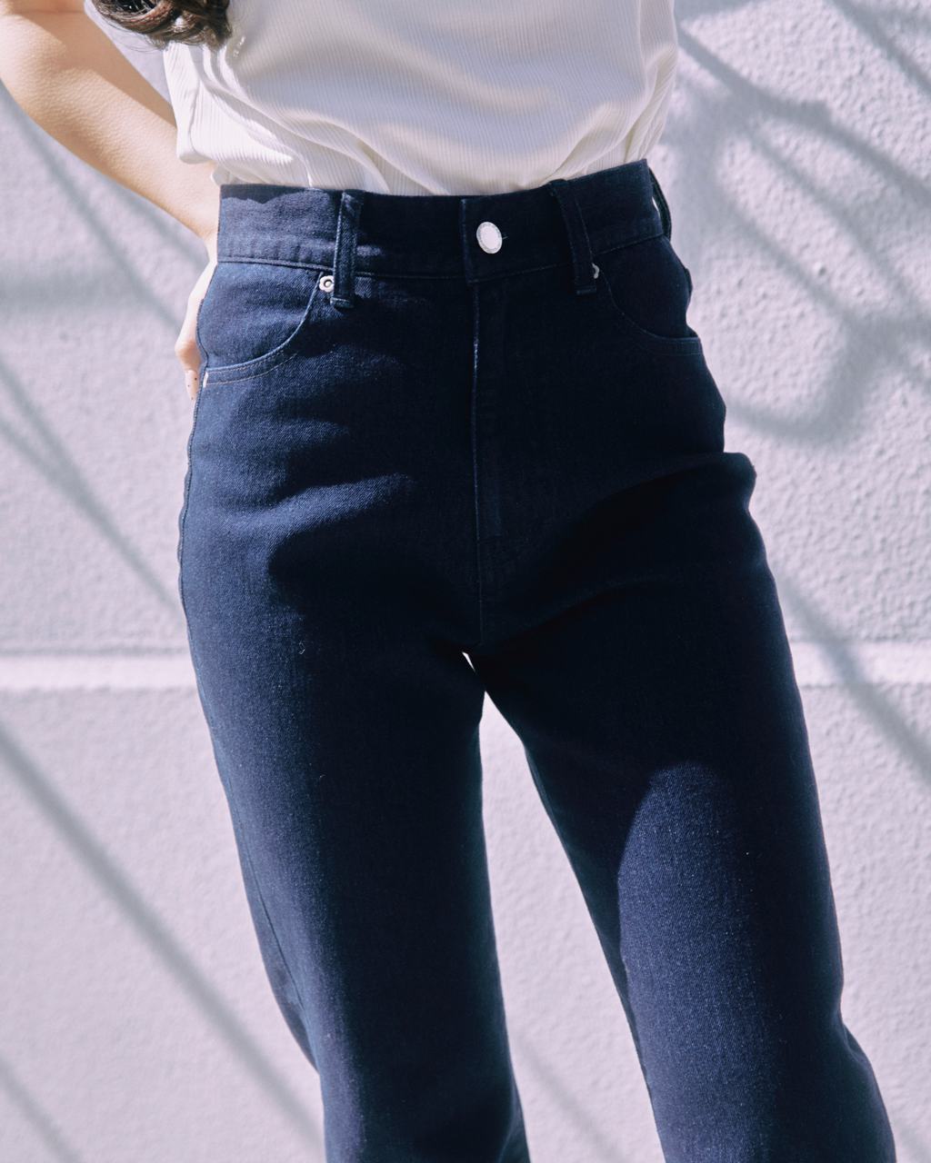 flower flare denim