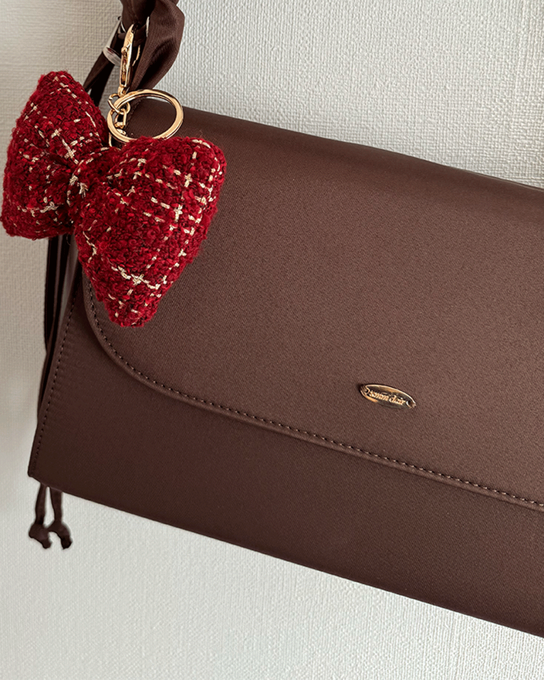 Gathered Shoulder Square Bag