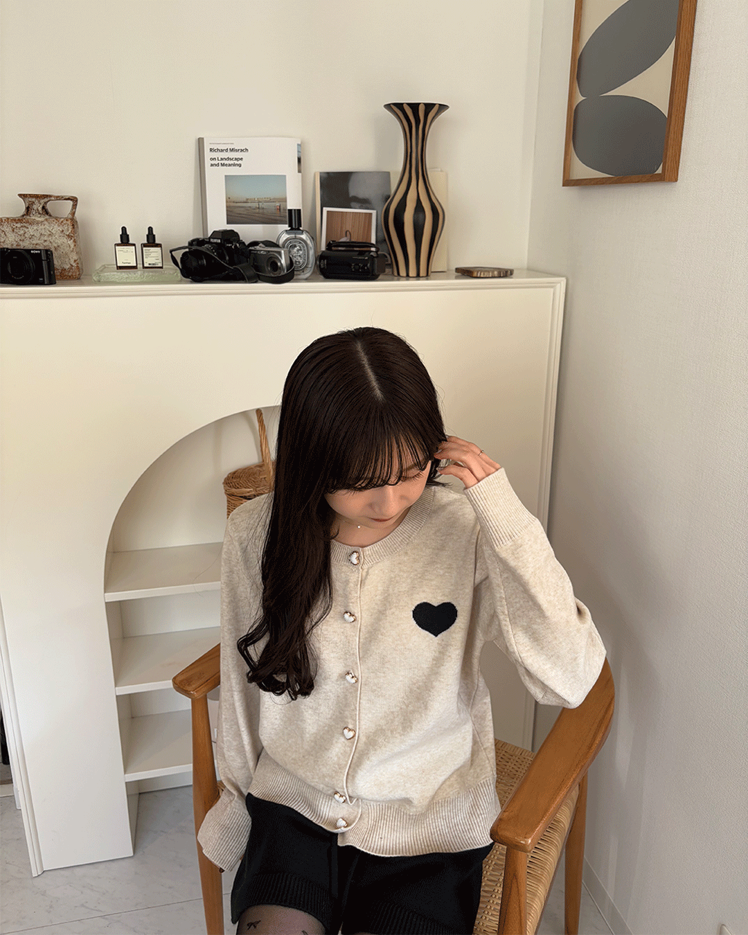 Heart cardigan
