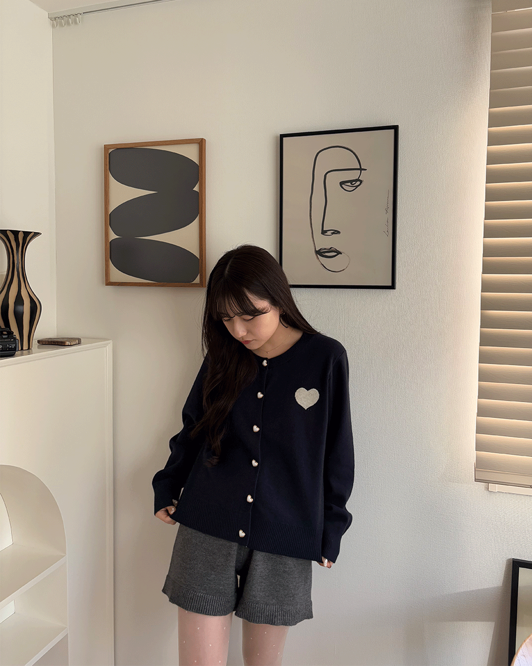 Heart cardigan