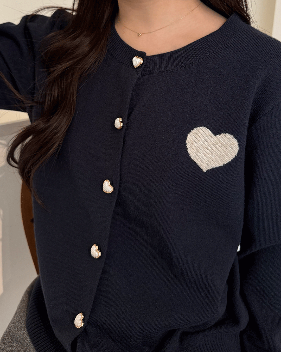 Heart cardigan