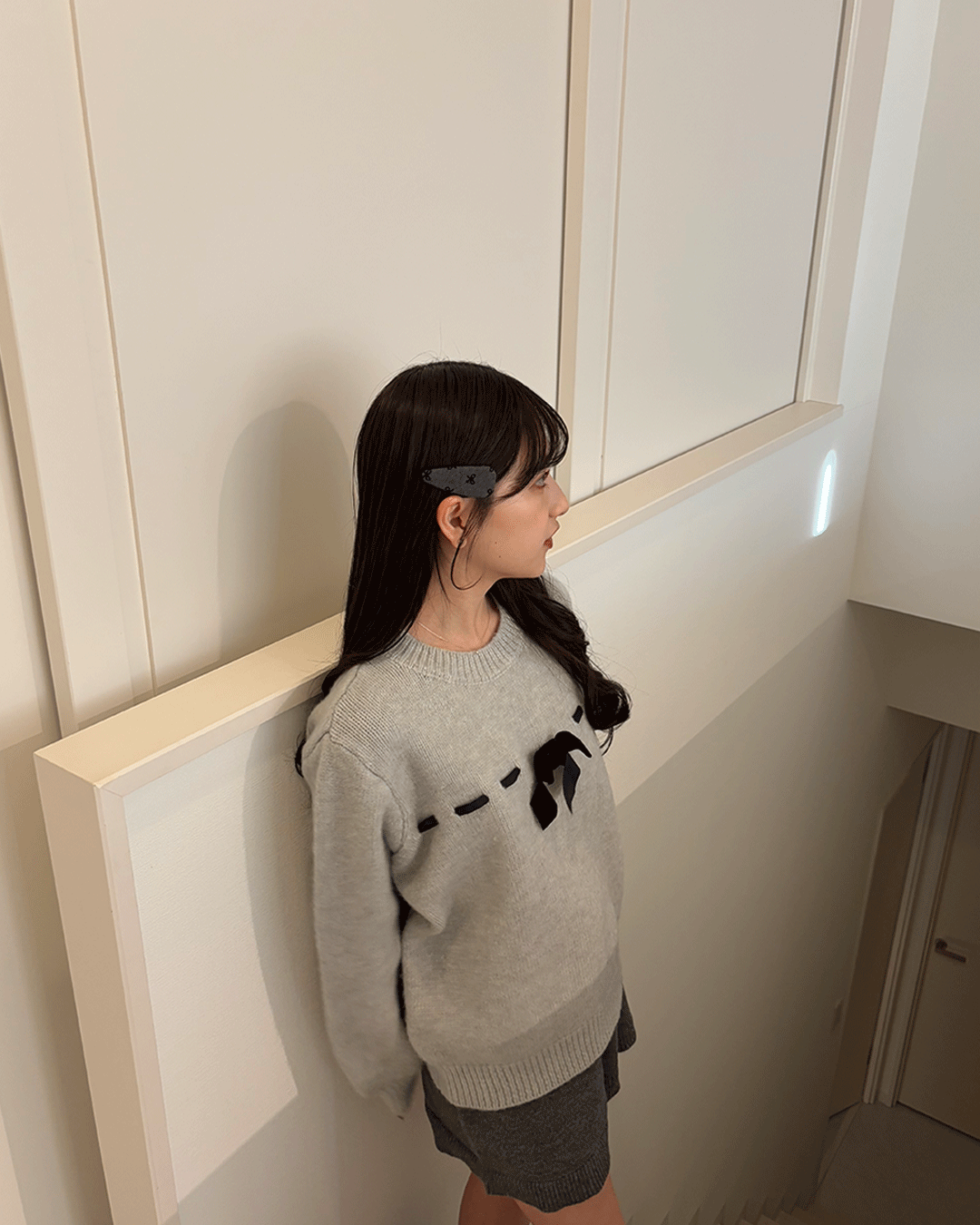 Heart ribbon hairpin