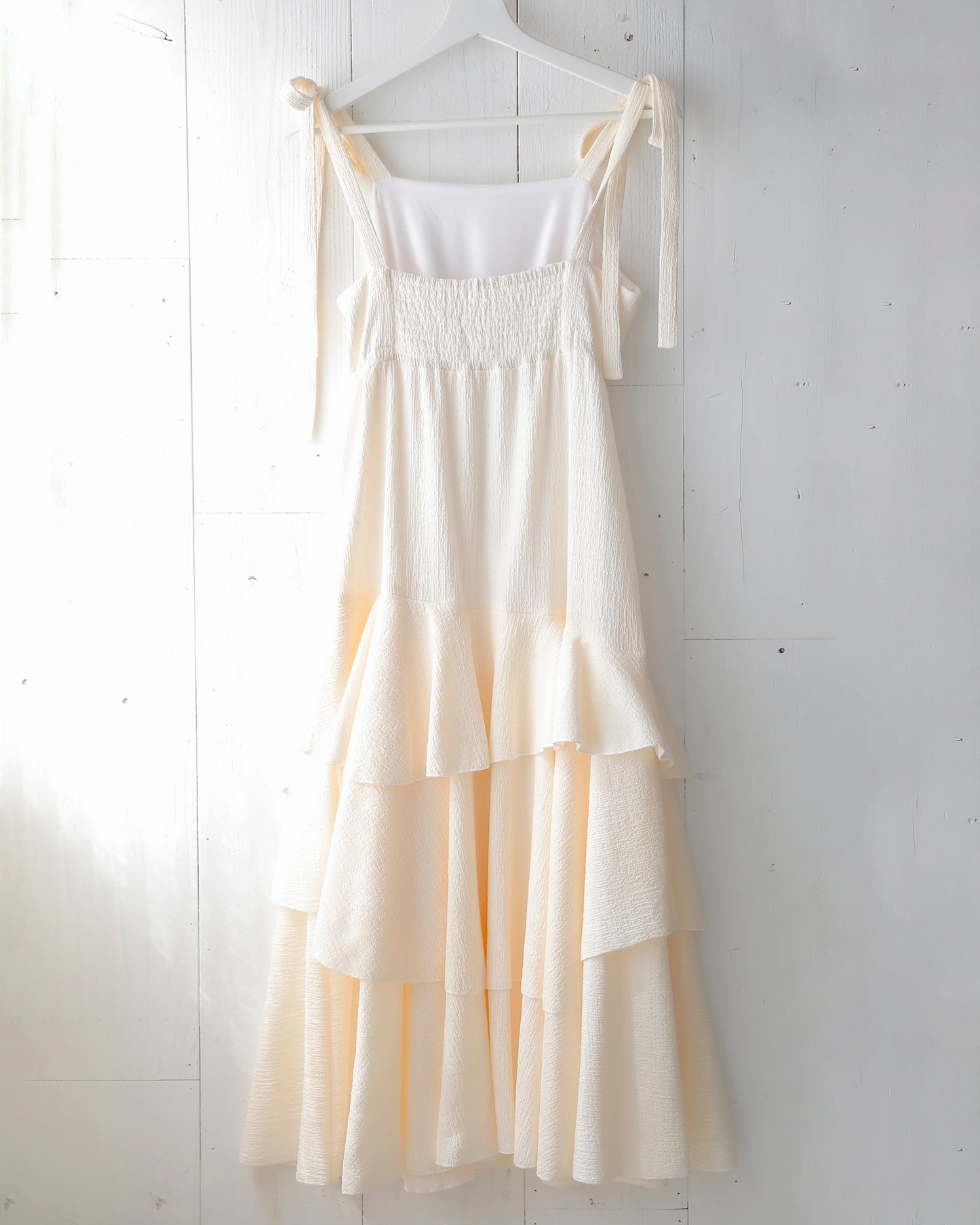 tiered ribbon camisole onepiece