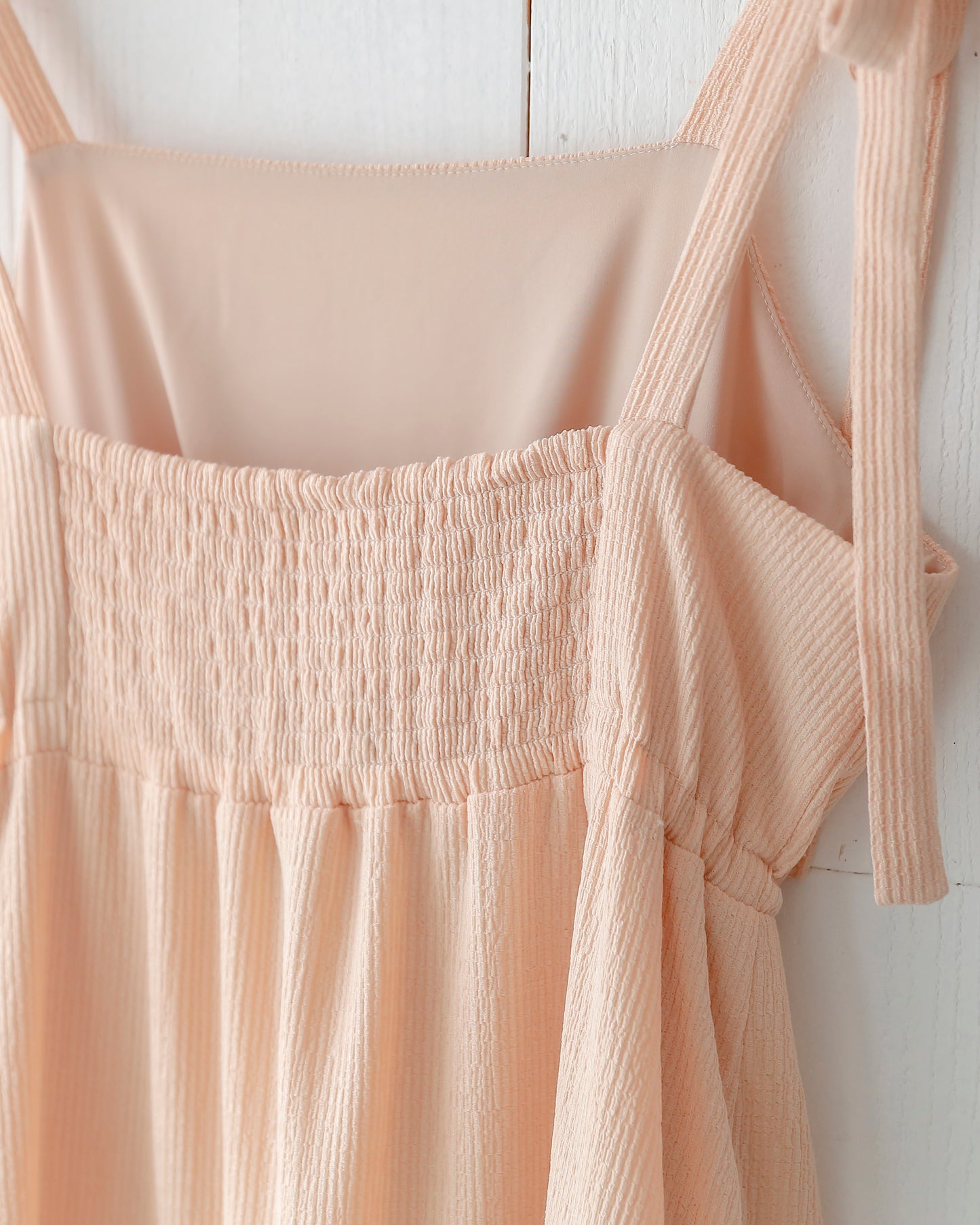 tiered ribbon camisole onepiece