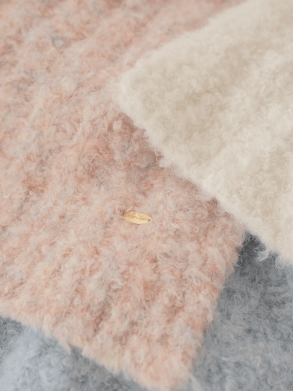 Fluffy Knit Muffler