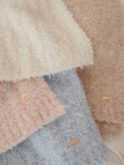 Fluffy Knit Muffler