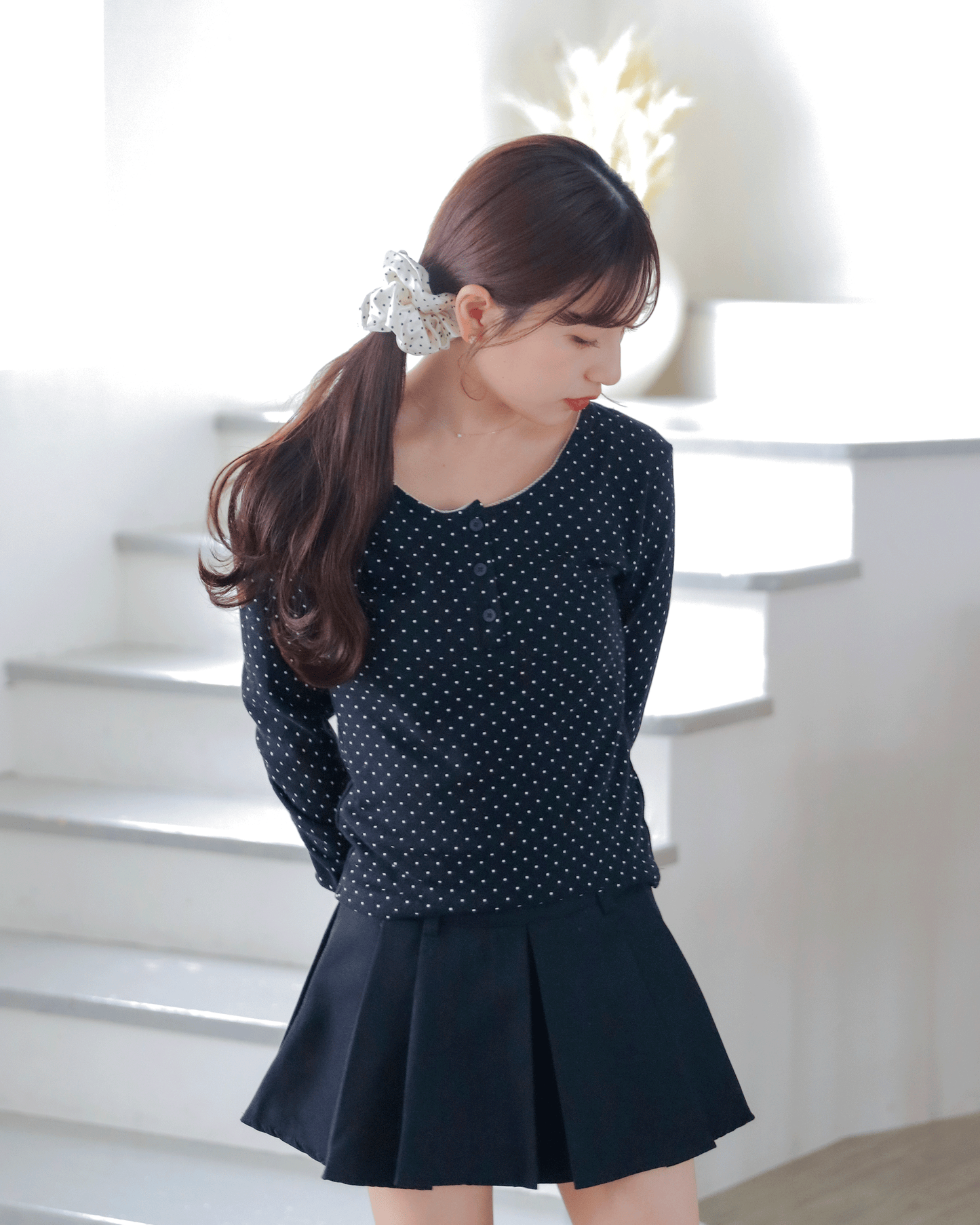 Short Pleated Skirt Pants（ベルト付き）