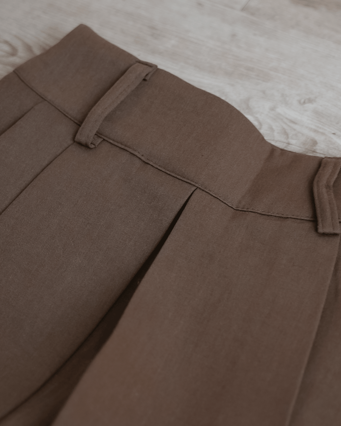 Short Pleated Skirt Pants（ベルト付き）