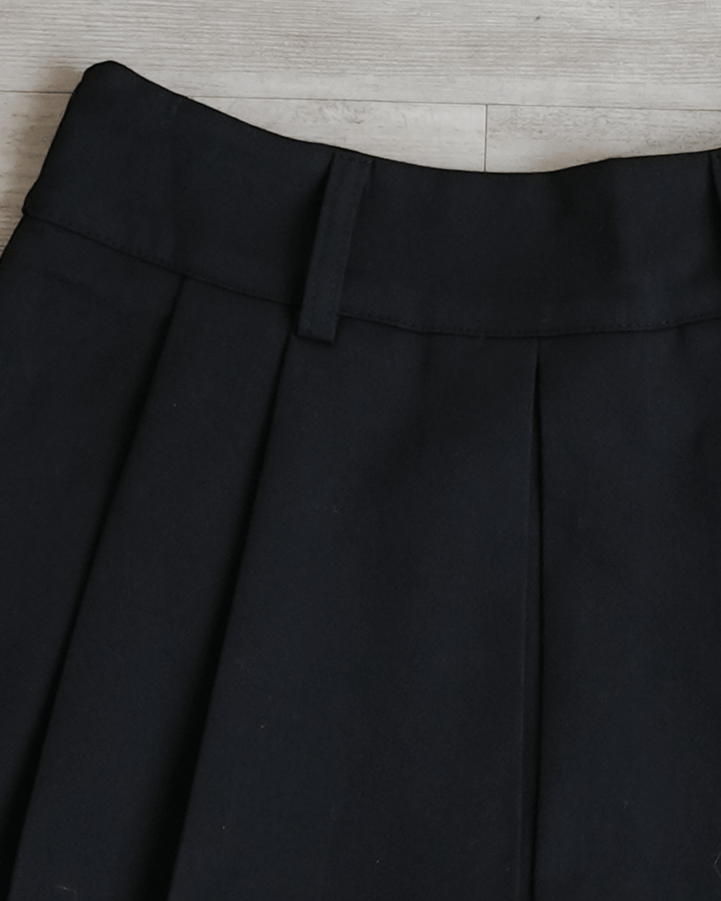 Short Pleated Skirt Pants（ベルト付き）