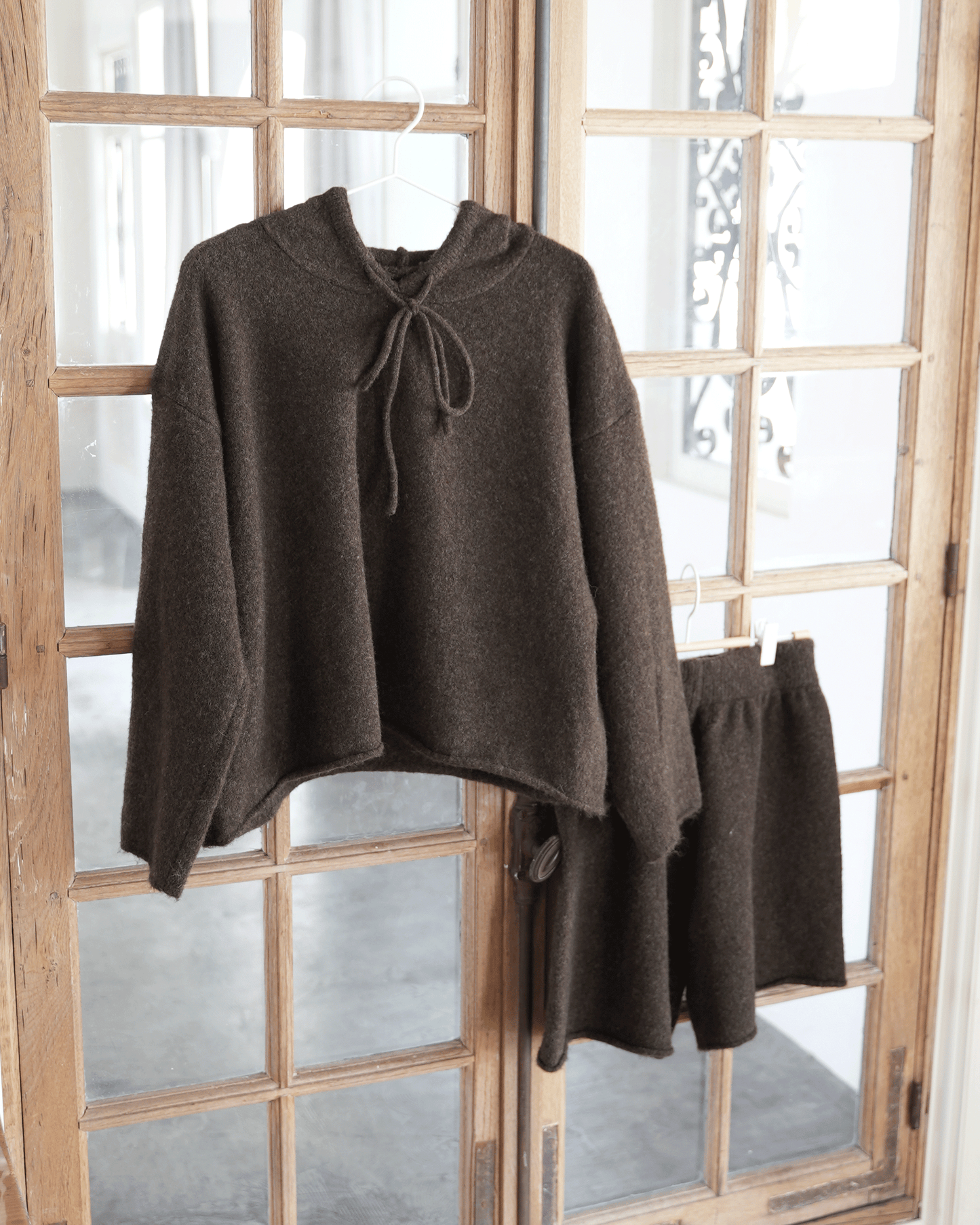 Soft Knit Hoodie Set