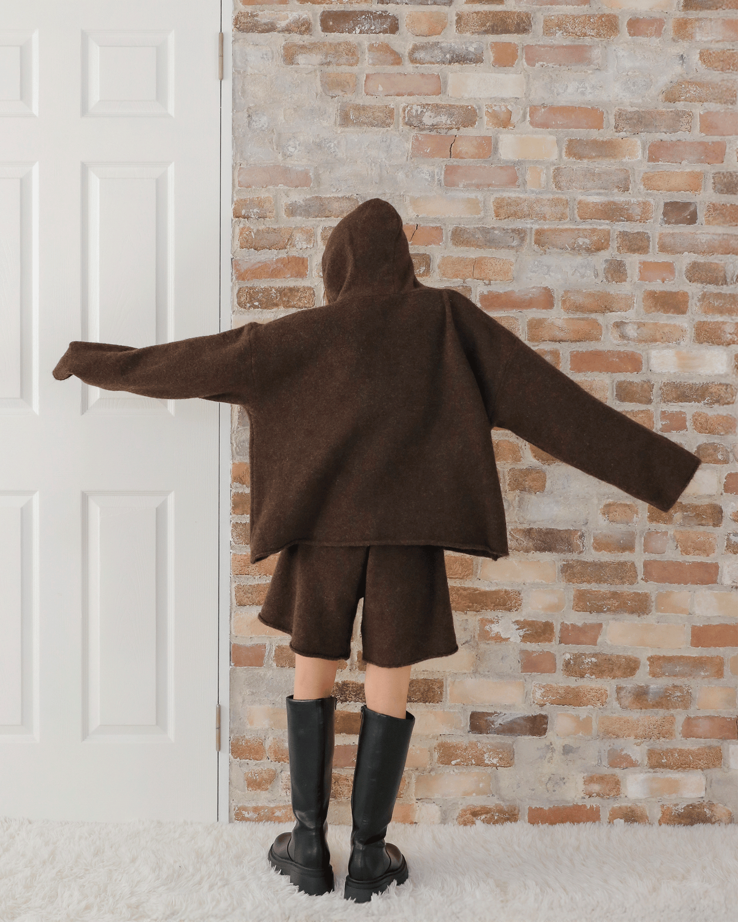 Soft Knit Hoodie Set