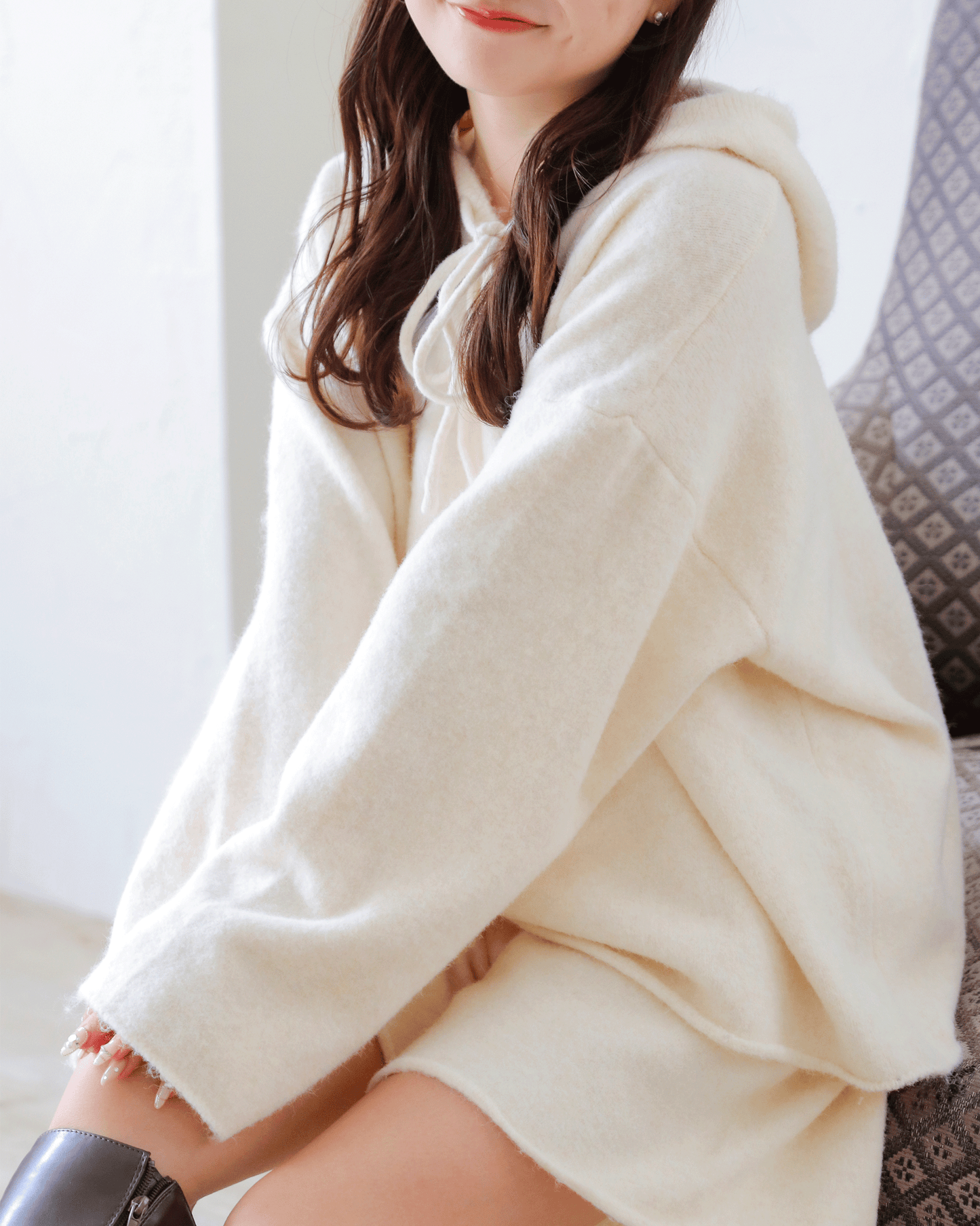 Soft Knit Hoodie Set