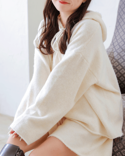 Soft Knit Hoodie Set