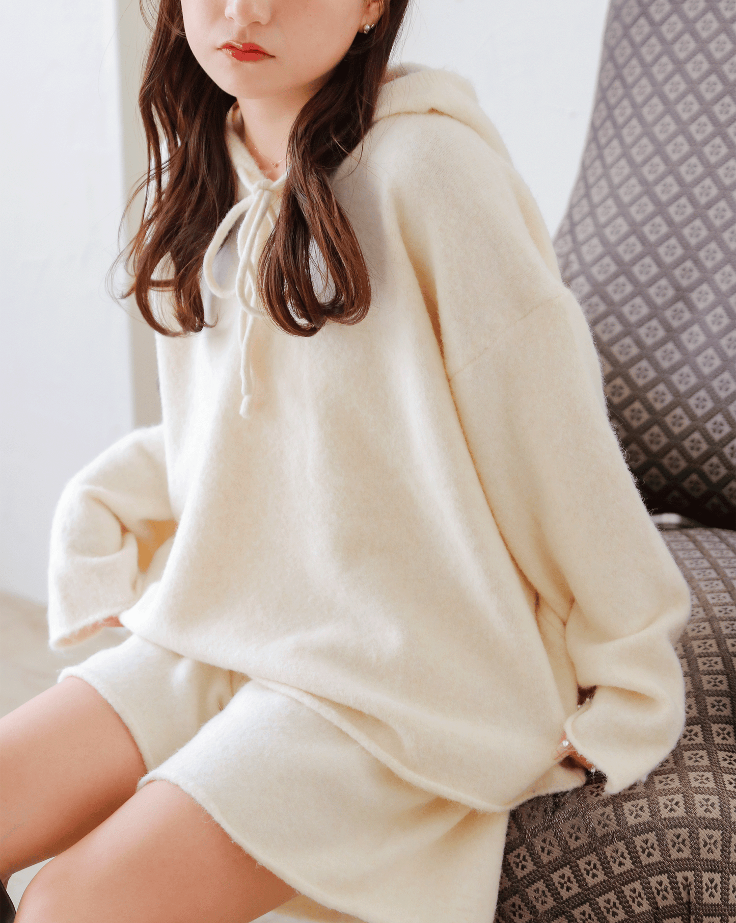 Soft Knit Hoodie Set