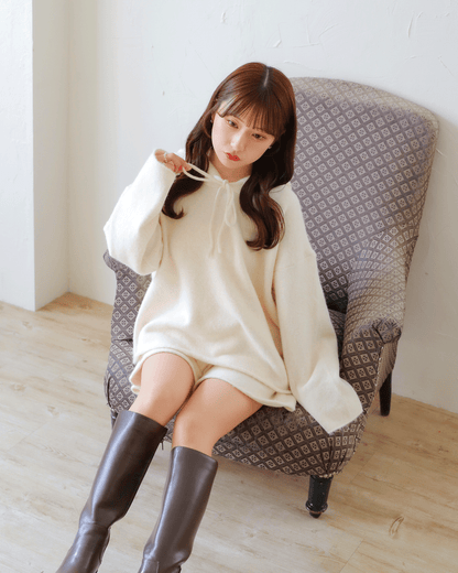 Soft Knit Hoodie Set