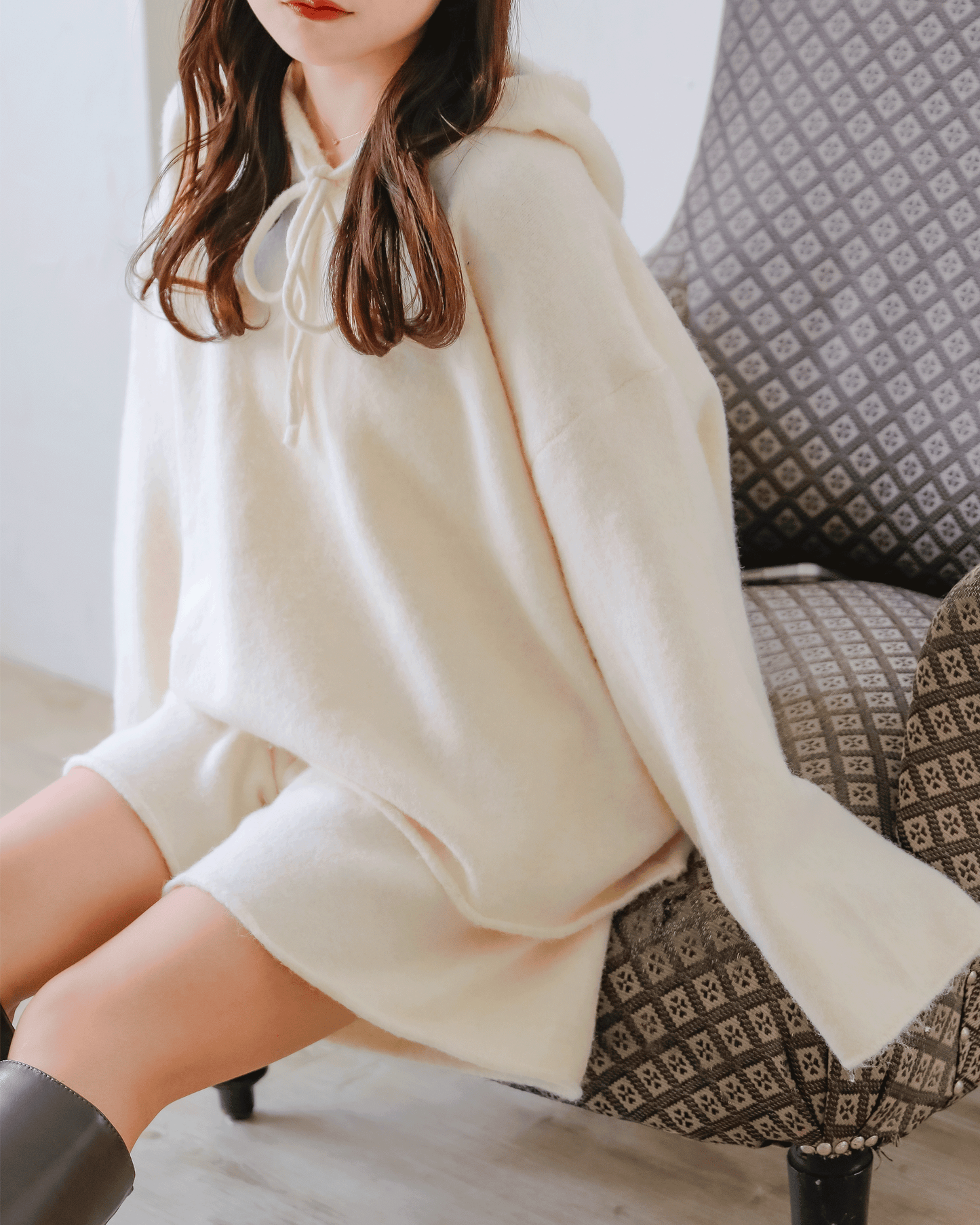 Soft Knit Hoodie Set