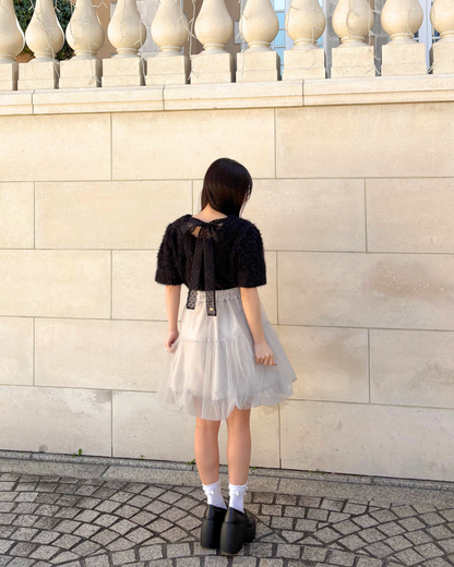 tulle balloon skirt