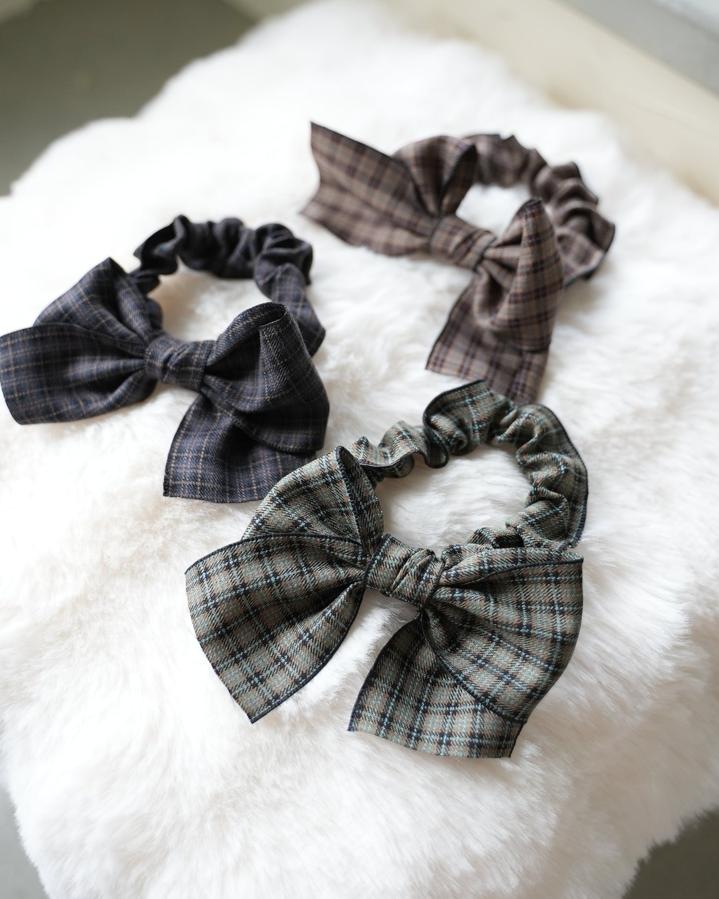 Vintage Check Ribon ChouChou