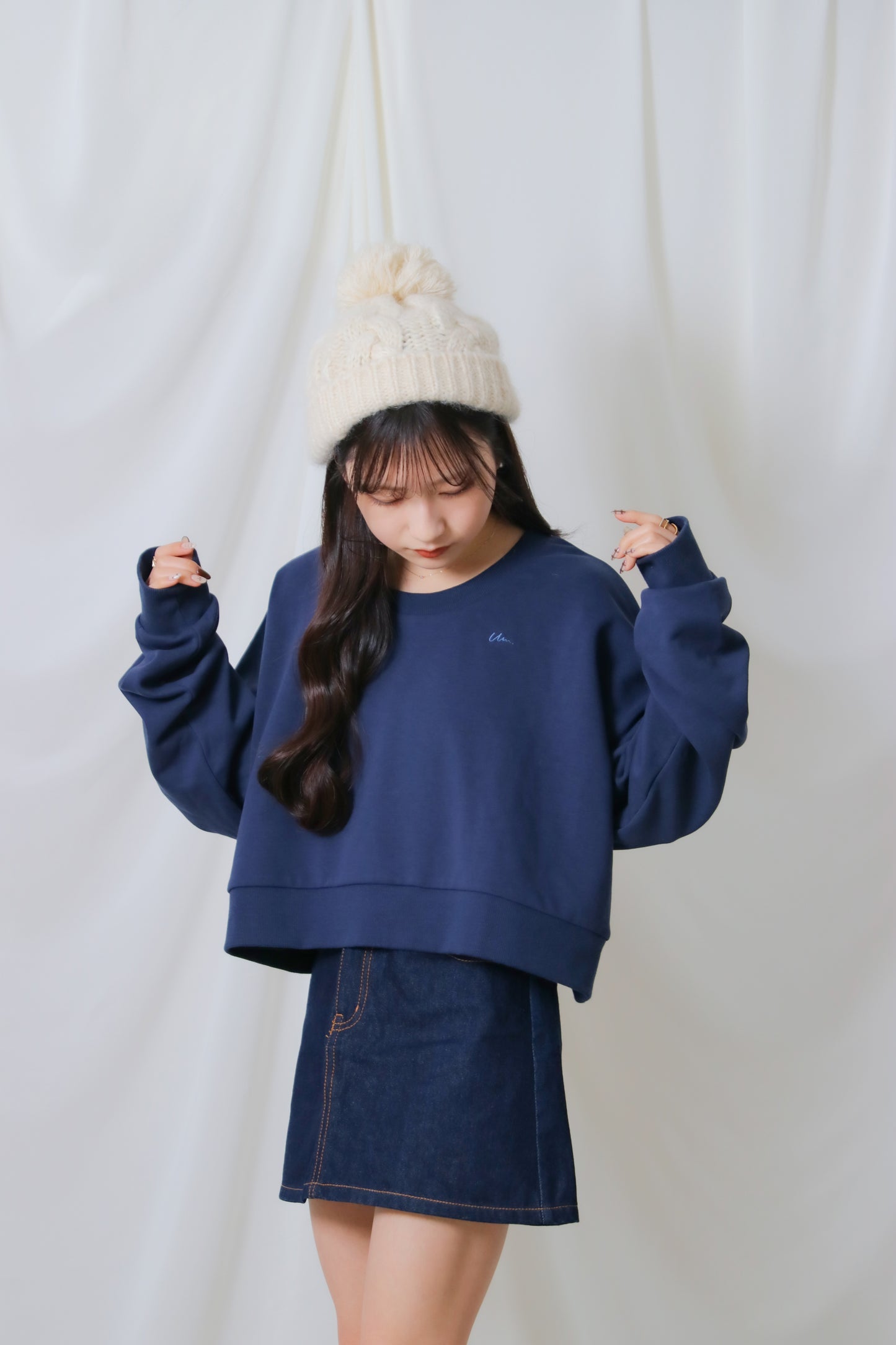 【予約】umm. logo short sweat