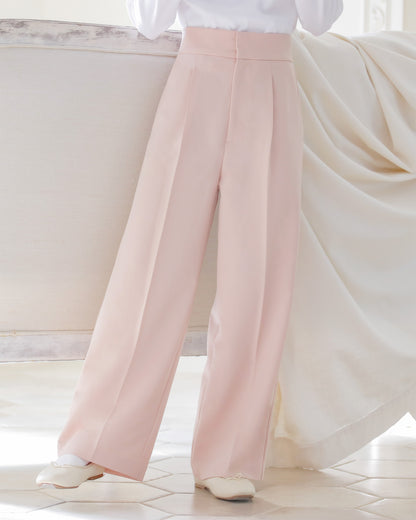 2way straight pants【piggy pink】