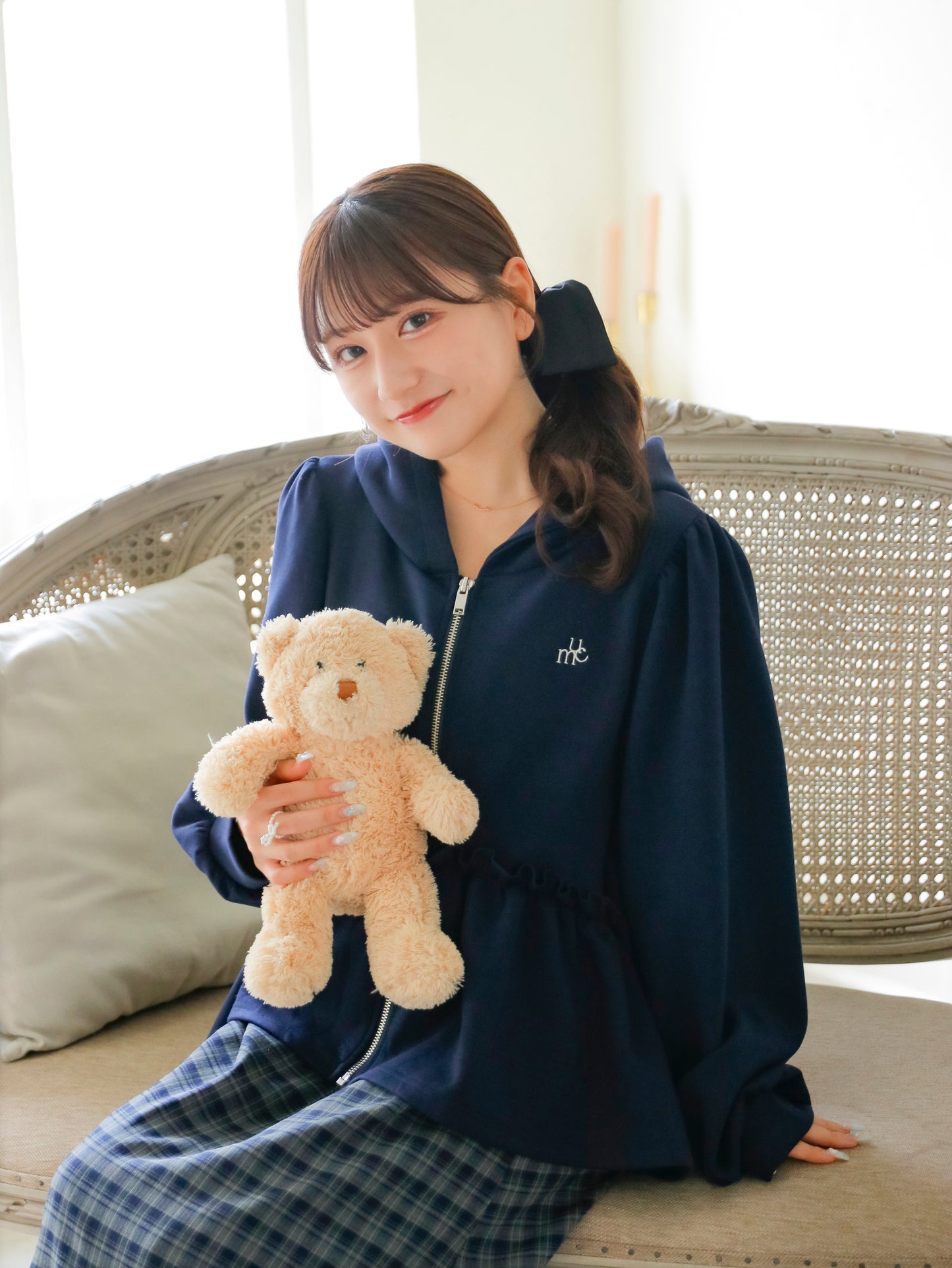 【新色】peplum frill parker