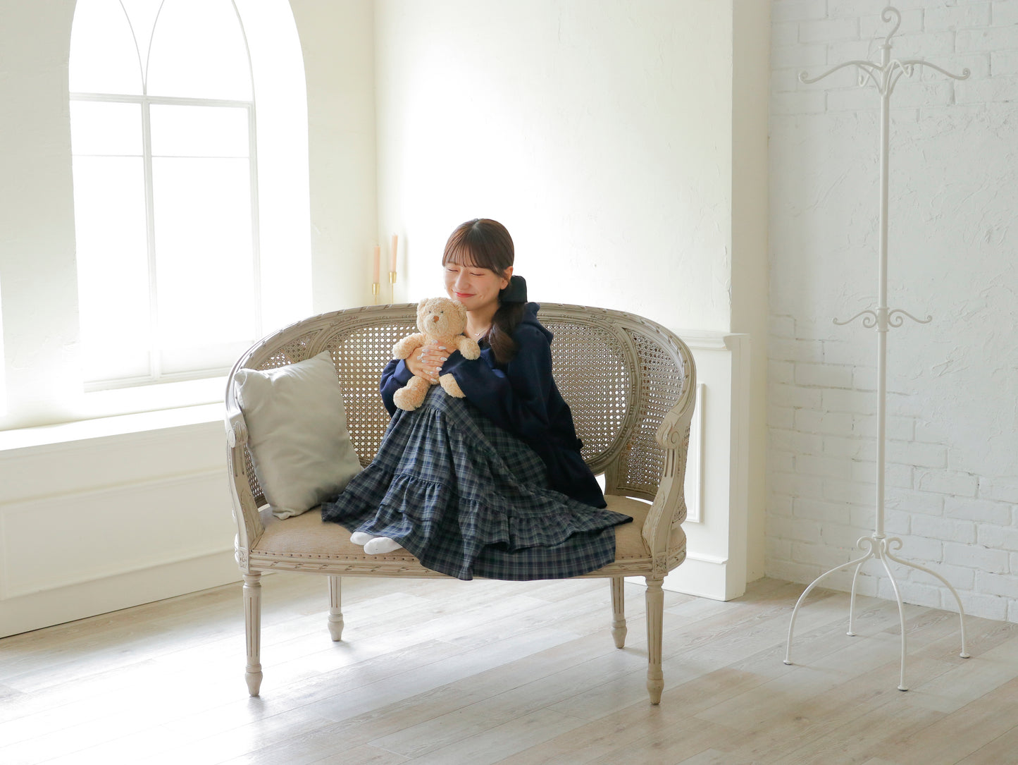 【新色】peplum frill parker